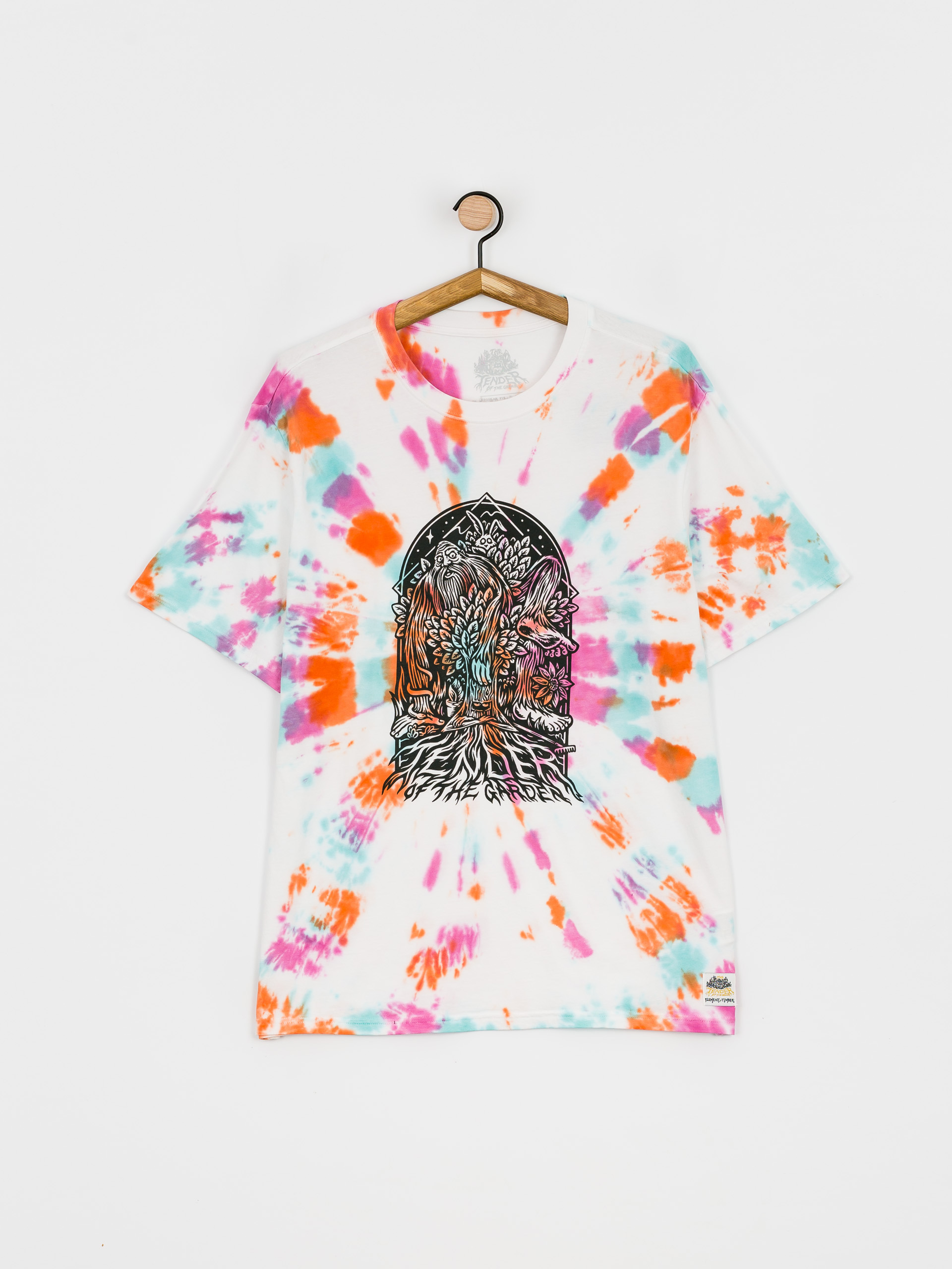 Tričko Element Over Grown (festivalfuchsia)