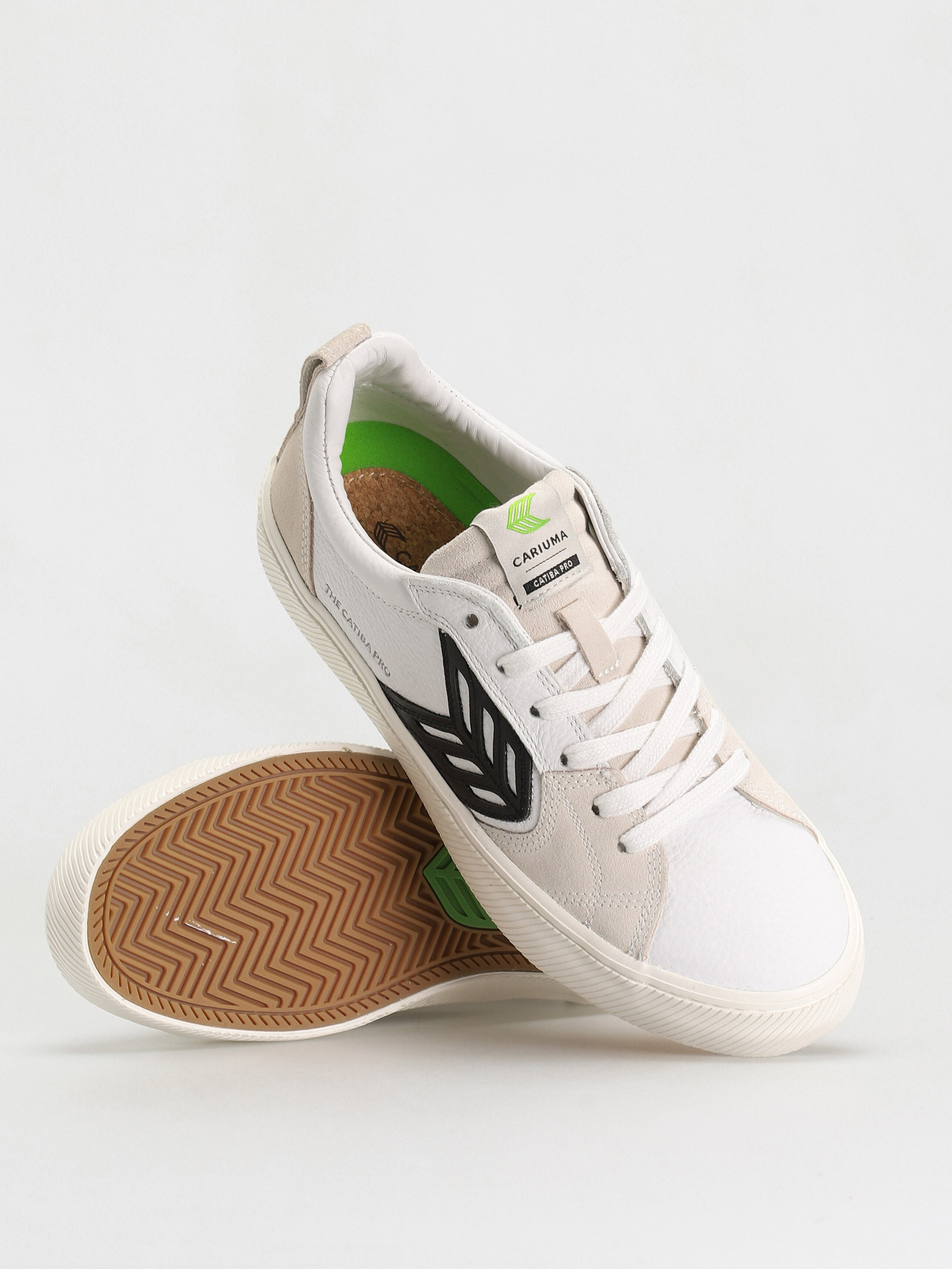 Boty Cariuma Catiba Pro (white premium leather vintage white suede)