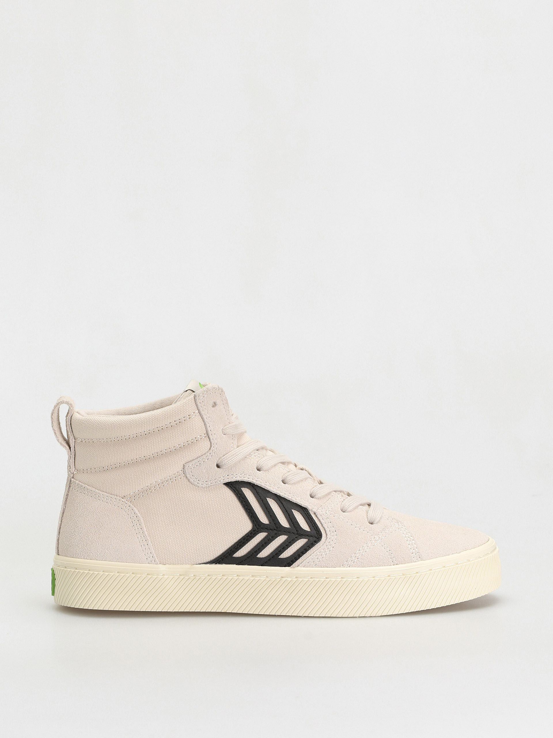 Boty Cariuma Catiba High Pro (vintage white suede and canvas black logo)