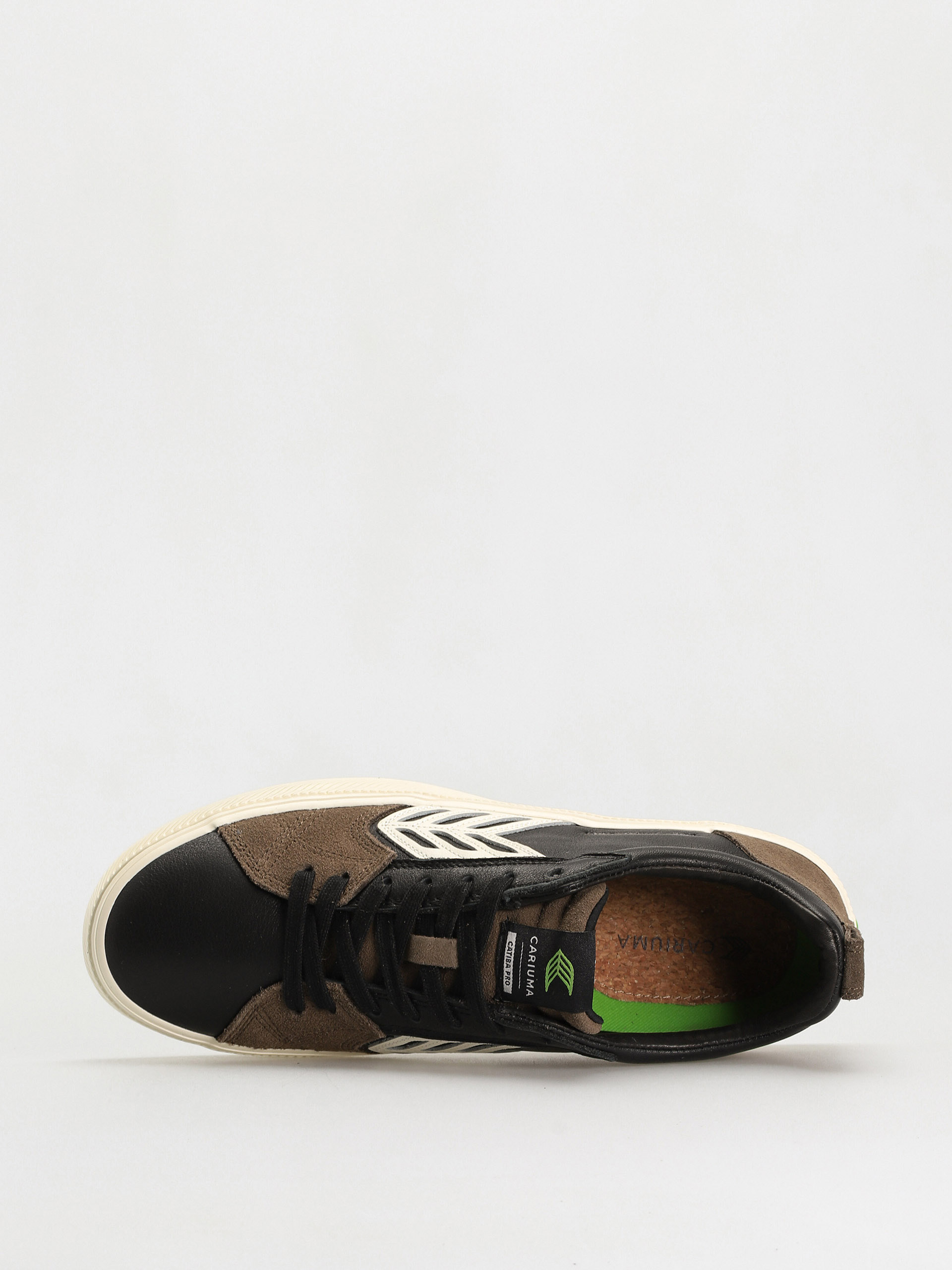 Boty Cariuma Catiba Pro (black premium leather dark khaki suede)