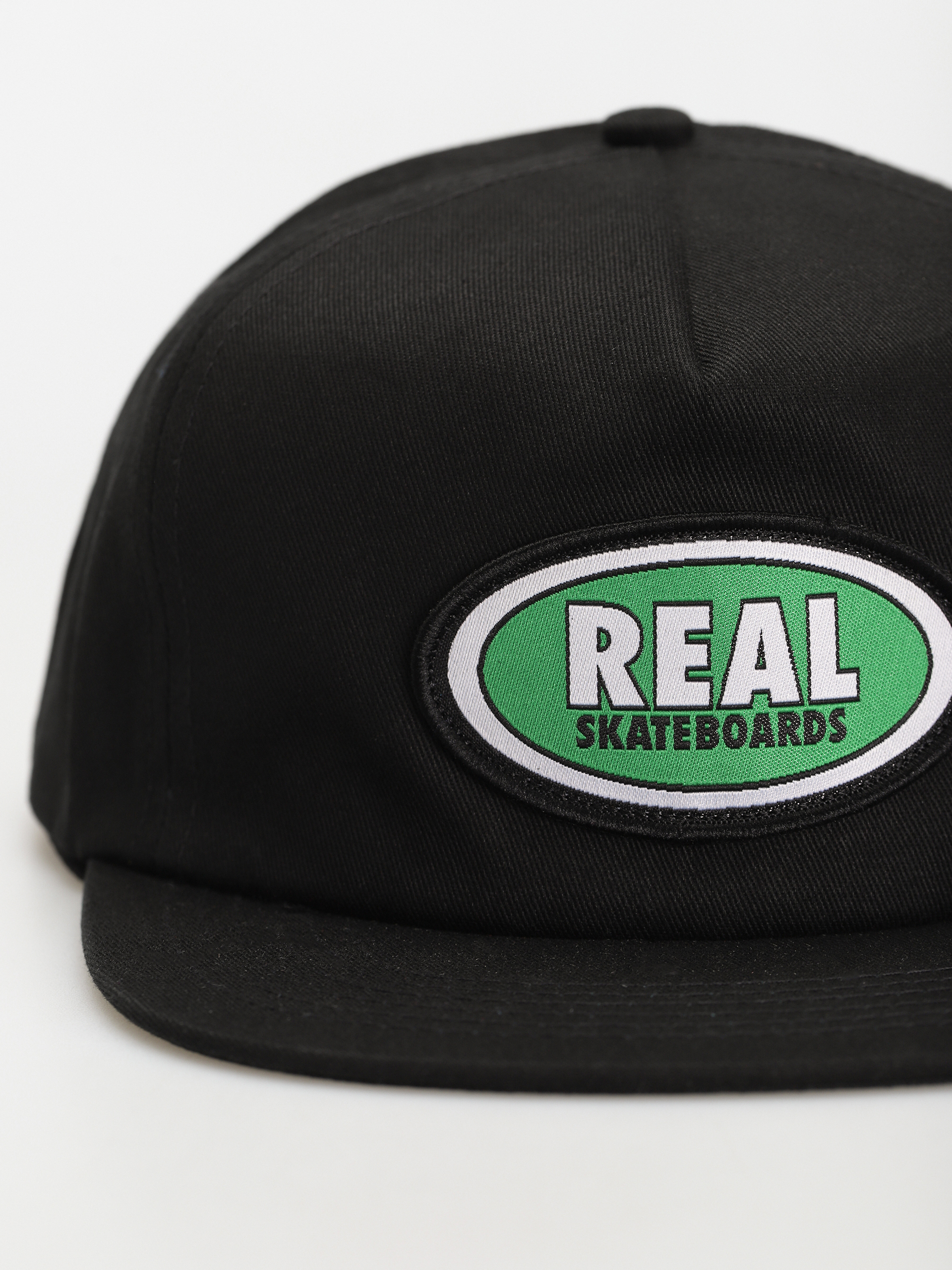 Kšiltovka  Real Adj Oval>Snapback (black/green)