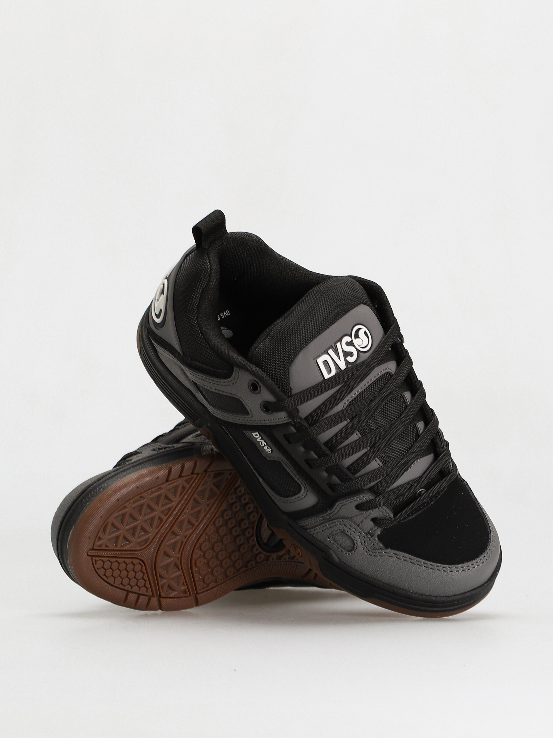 Boty DVS Comanche (charcoal black white nubuck)
