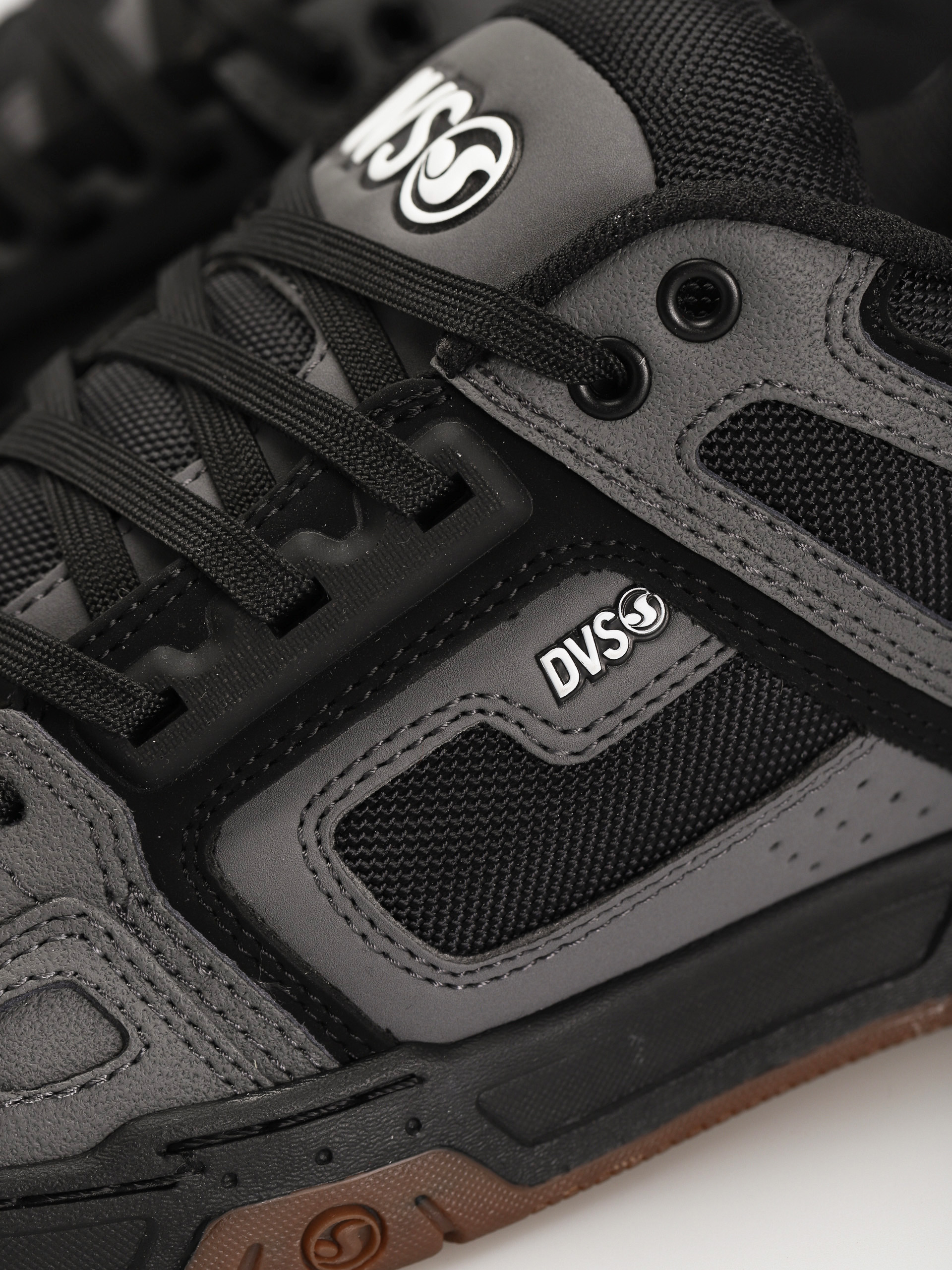 Boty DVS Comanche (charcoal black white nubuck)
