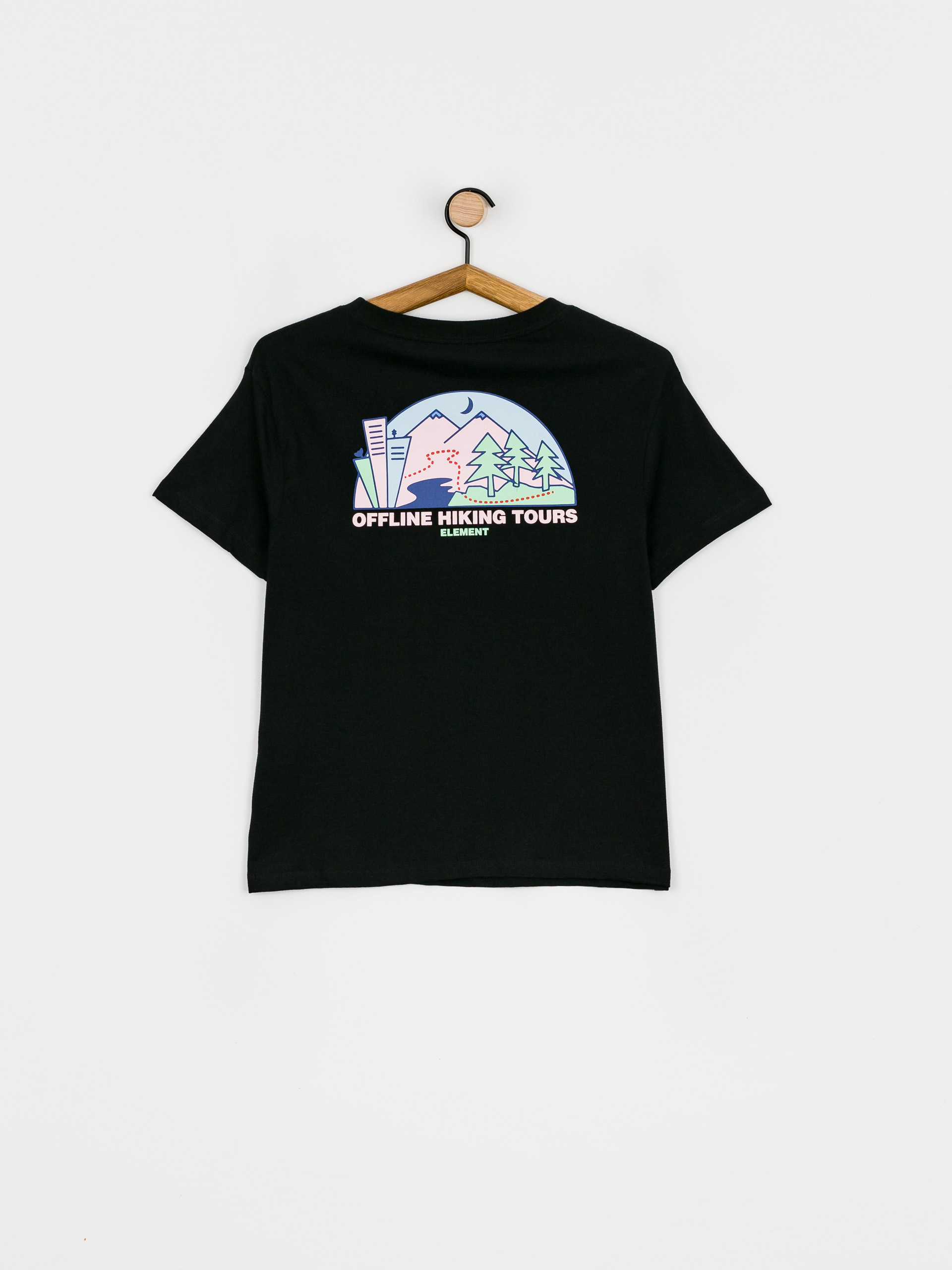 Tričko Element Offline Wmn (flint black)