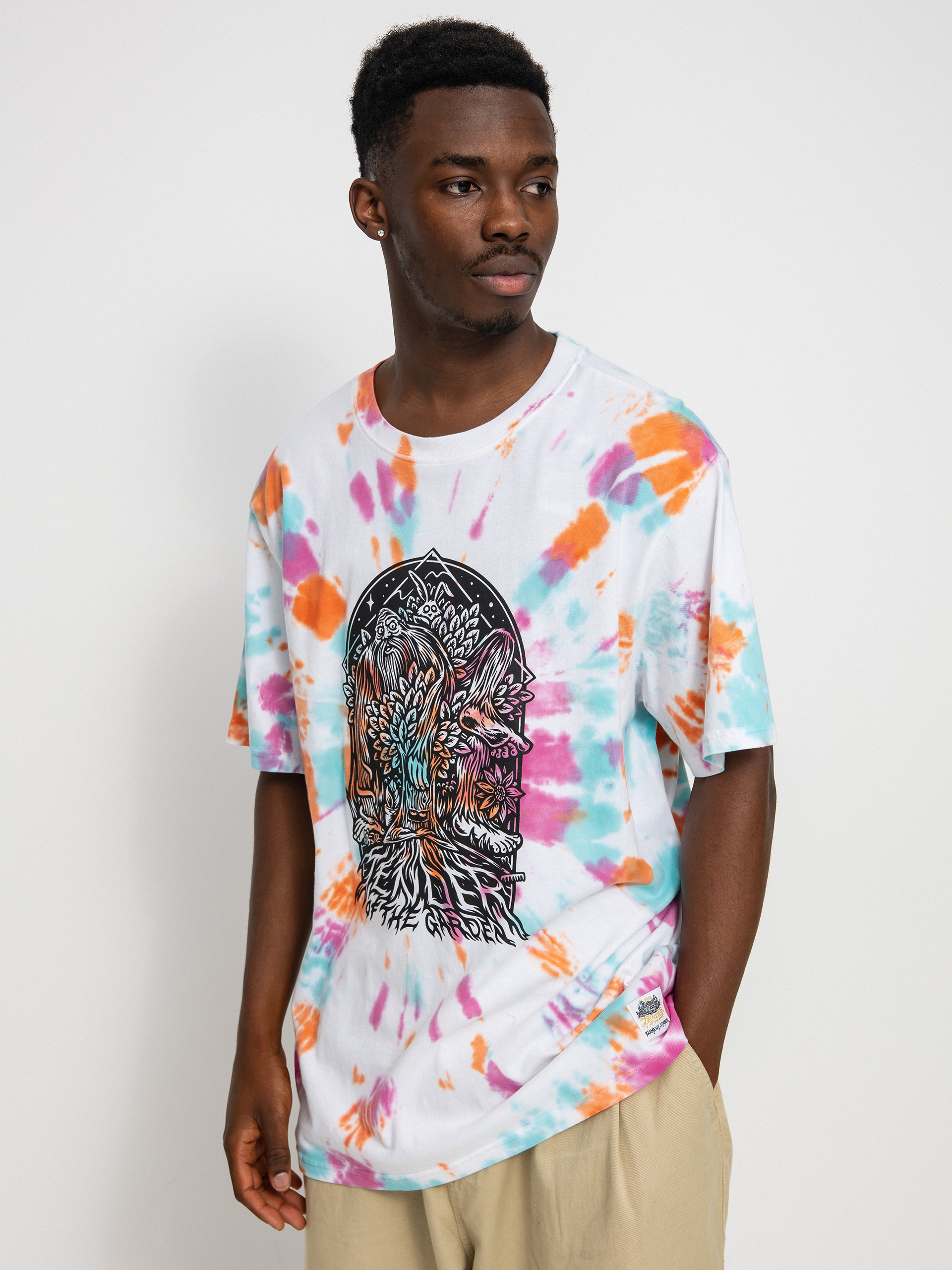 Tričko Element Over Grown (festivalfuchsia)