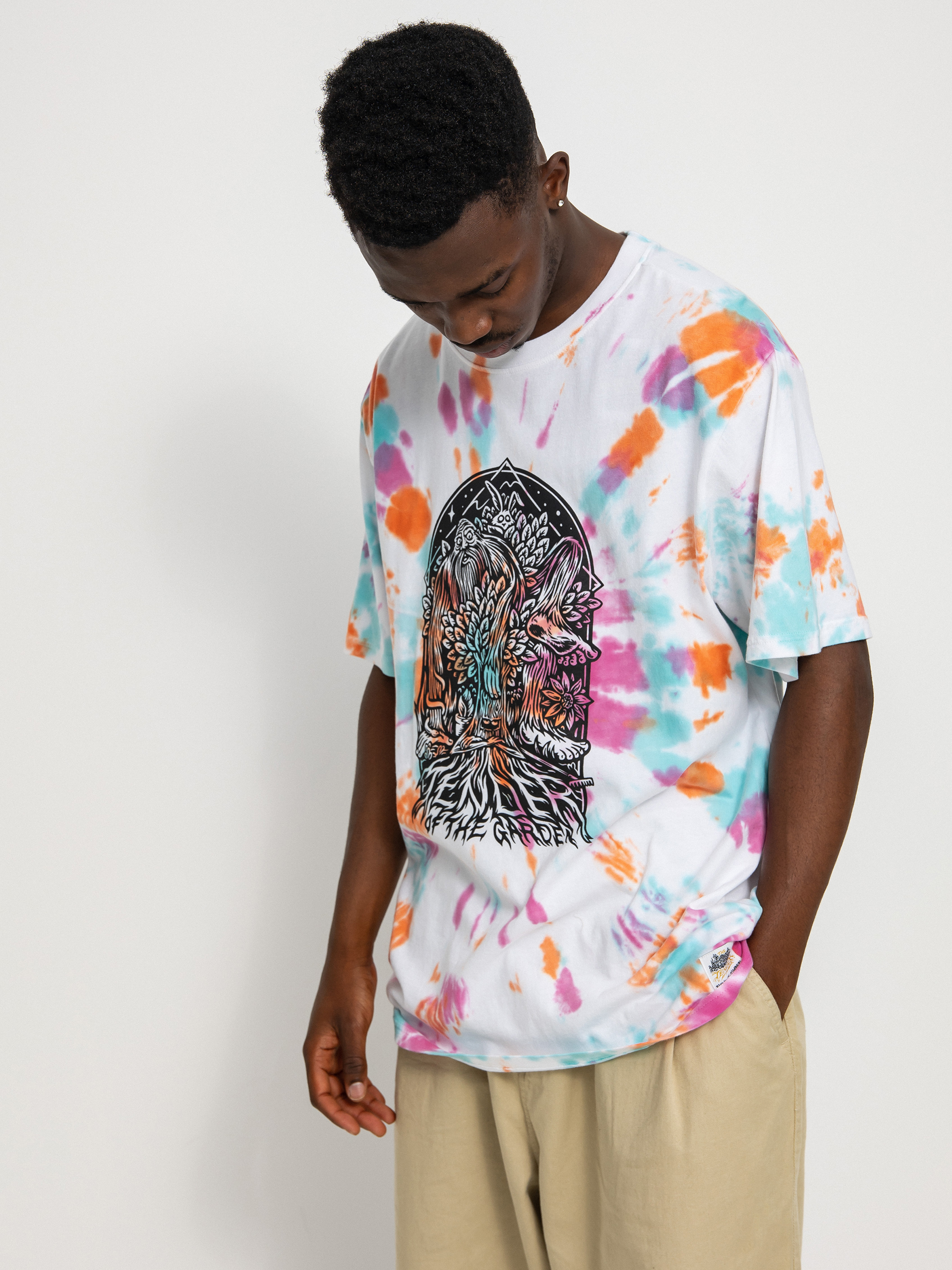 Tričko Element Over Grown (festivalfuchsia)