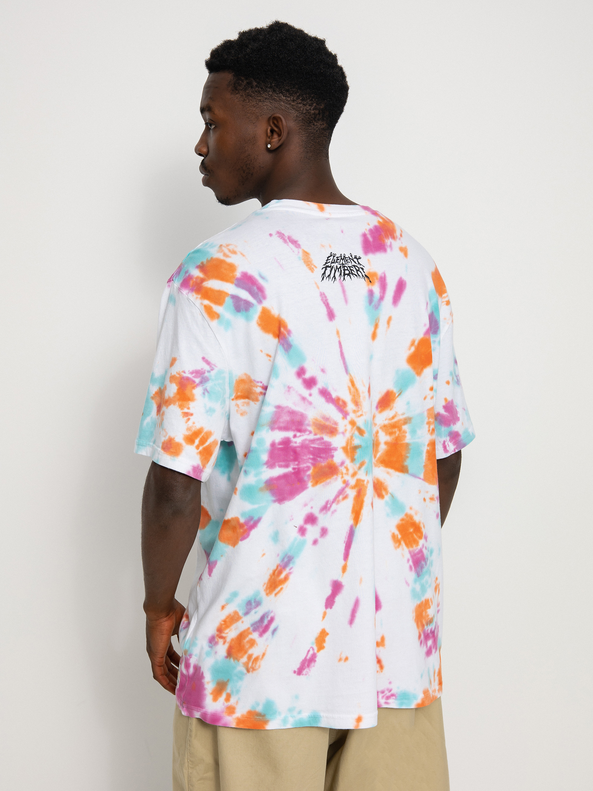 Tričko Element Over Grown (festivalfuchsia)