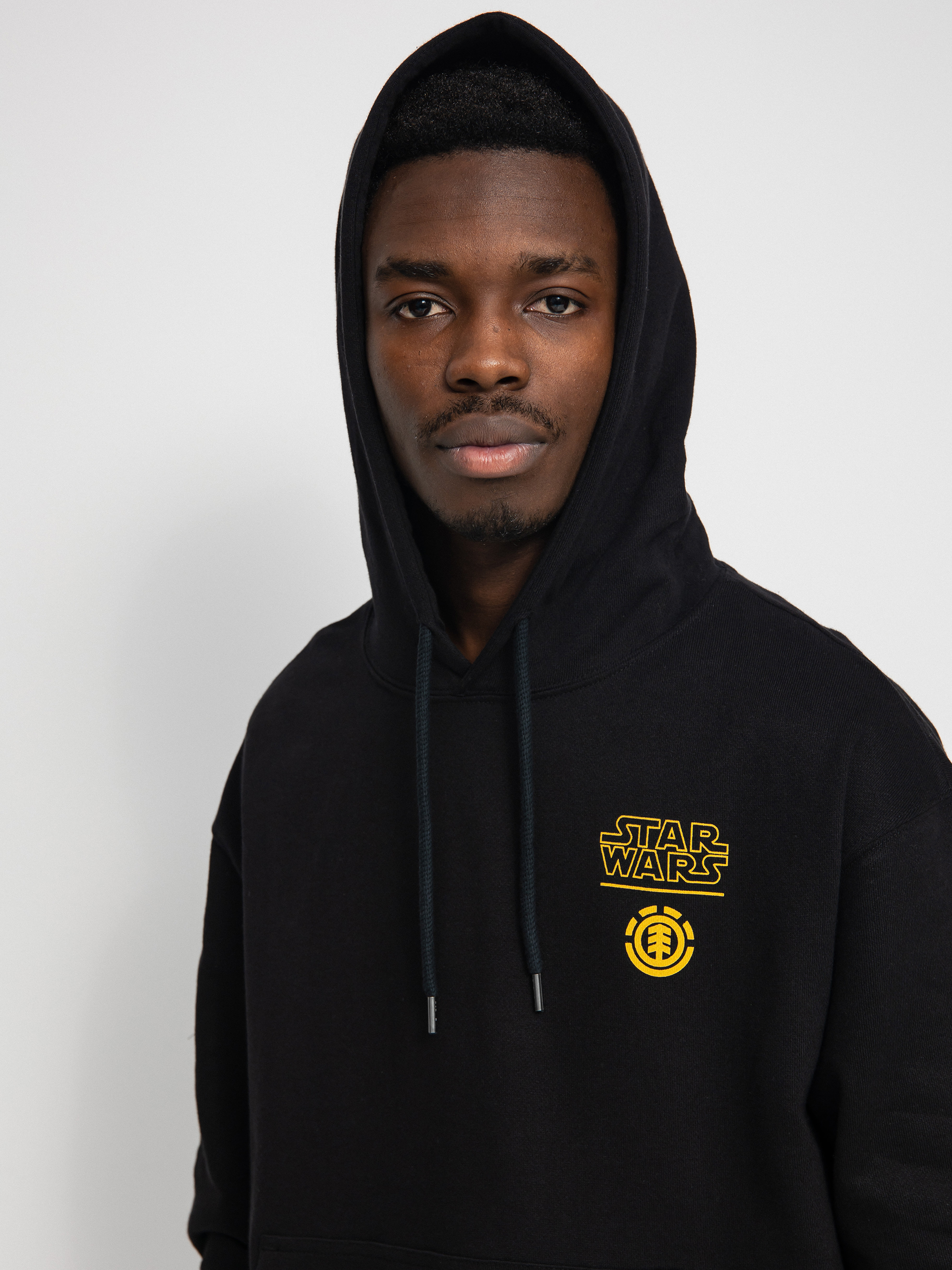 Mikina s kapucí Element Swxe Jedi HD (flint black)