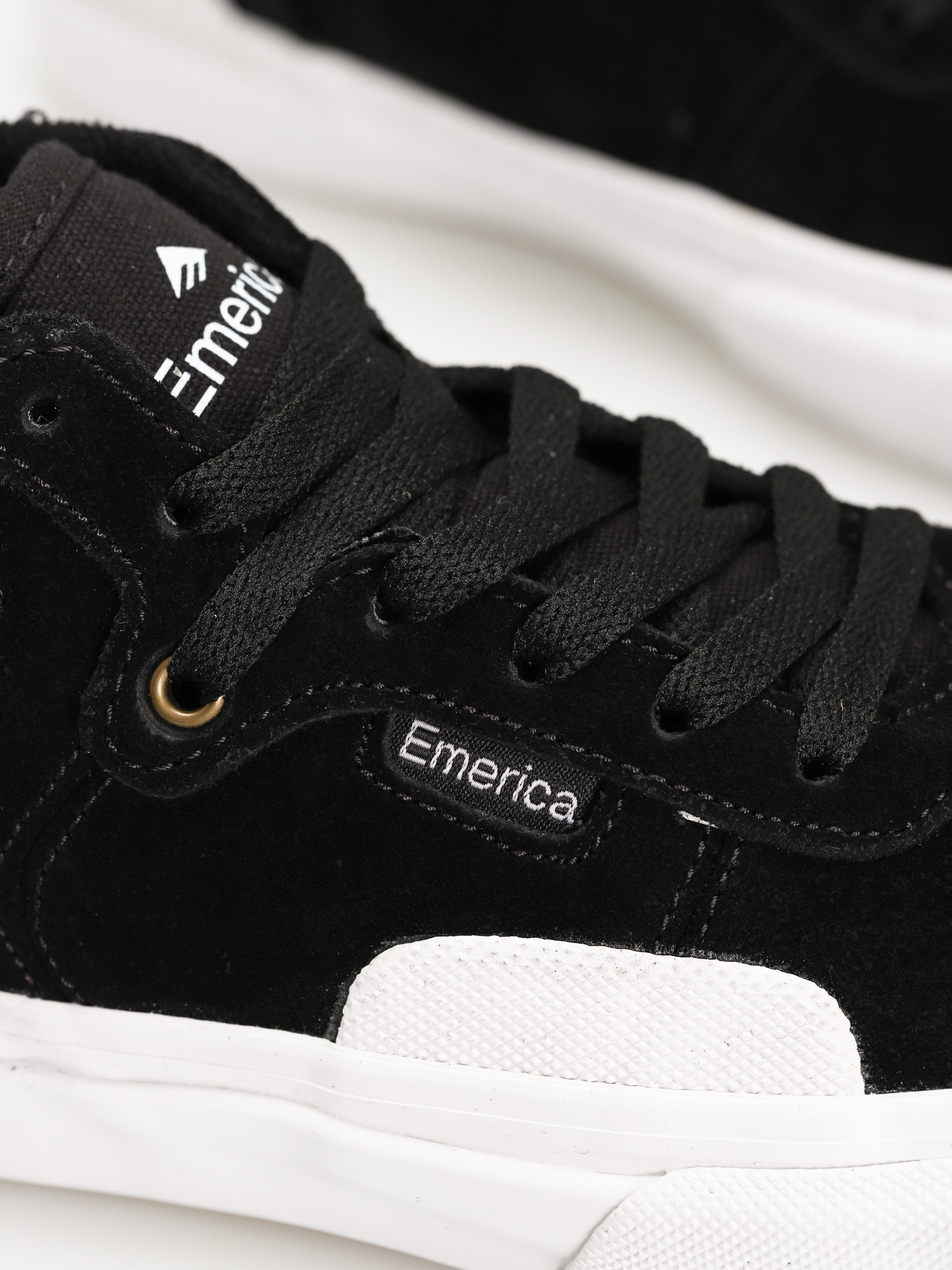 Boty Emerica Pillar Youth (black/white/gold)