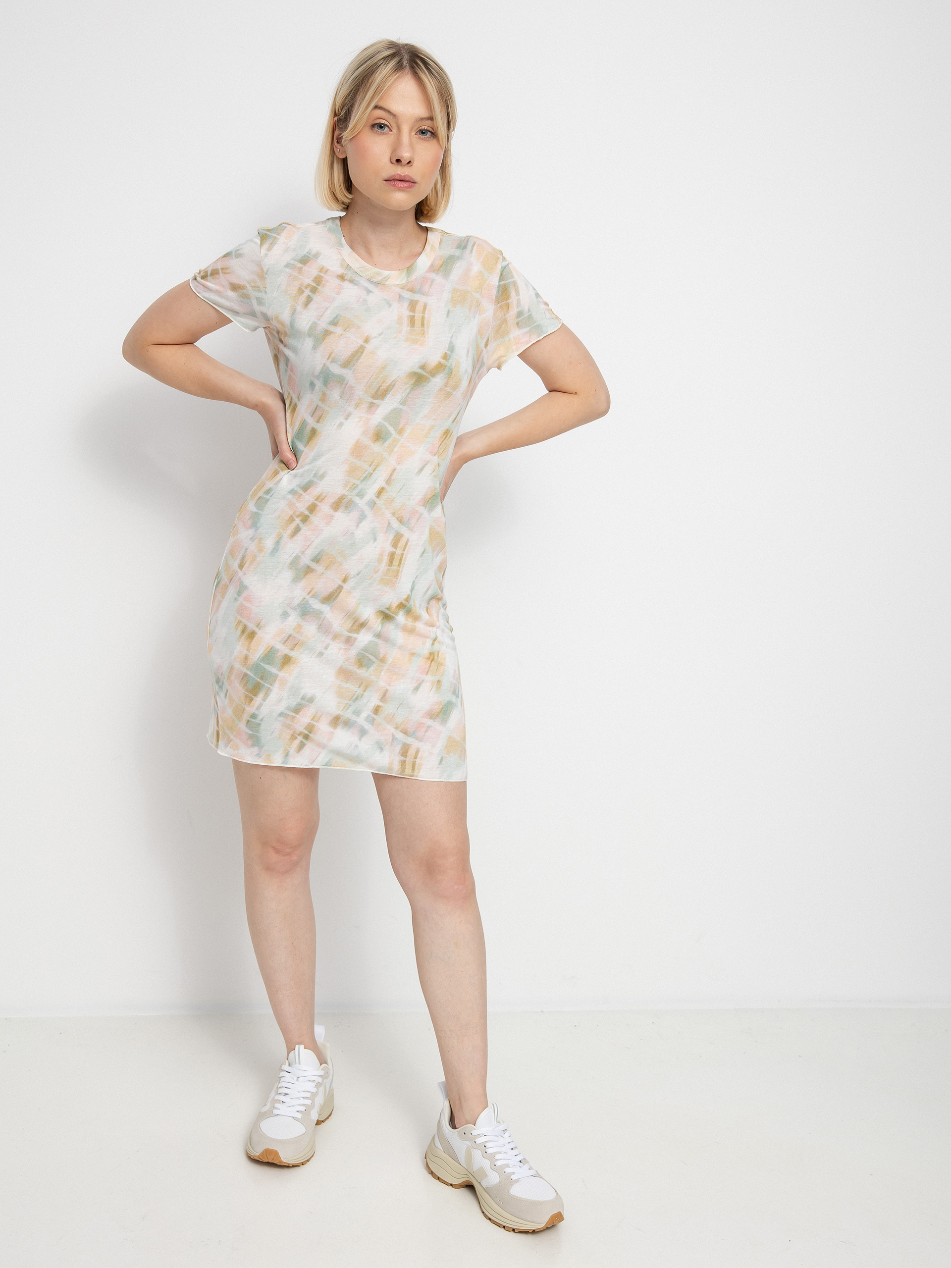 Šaty  RVCA Linen Rover Wmn (whisper white)