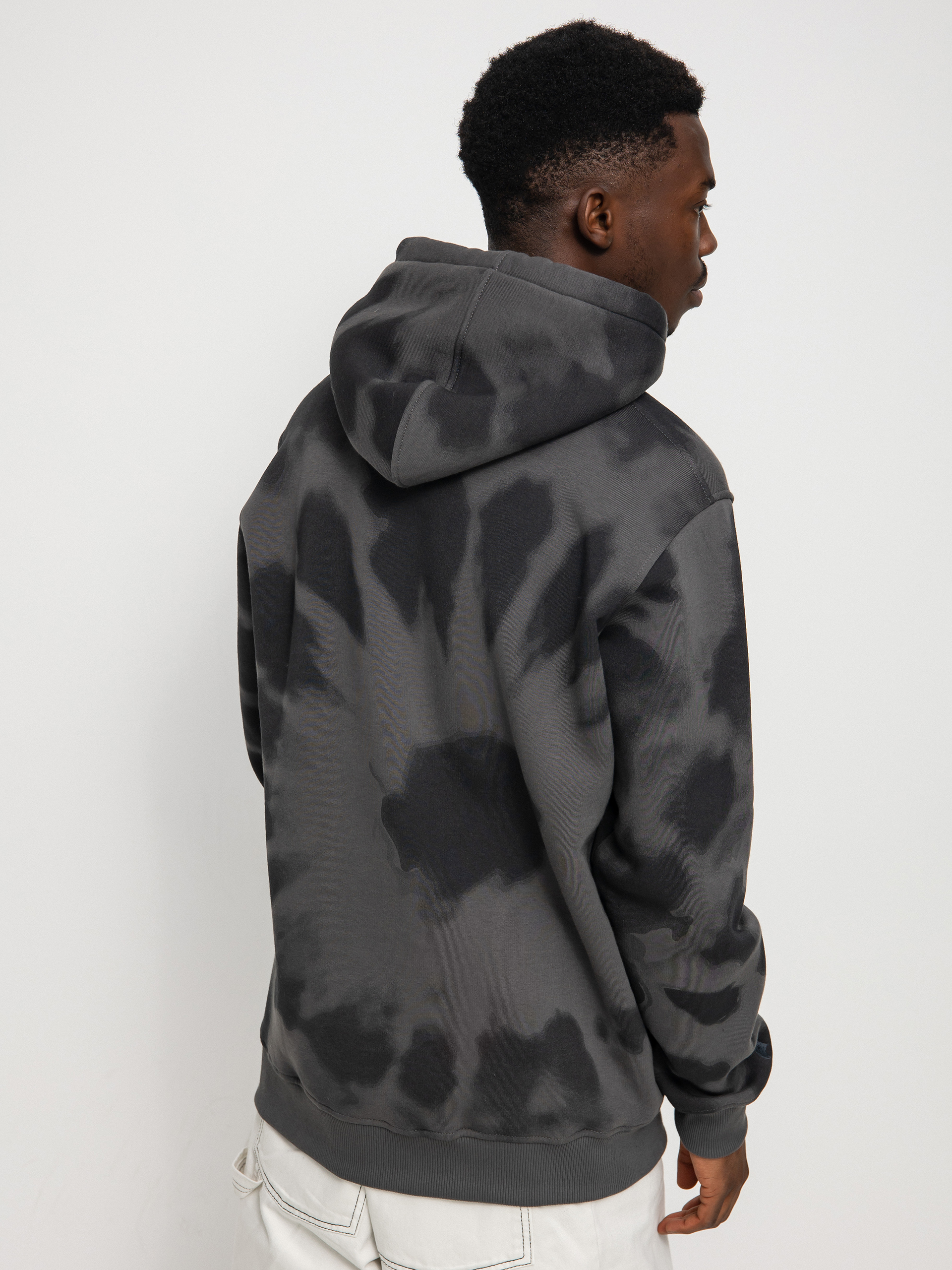 Mikina s kapucí Nervous Trippy HD (black)