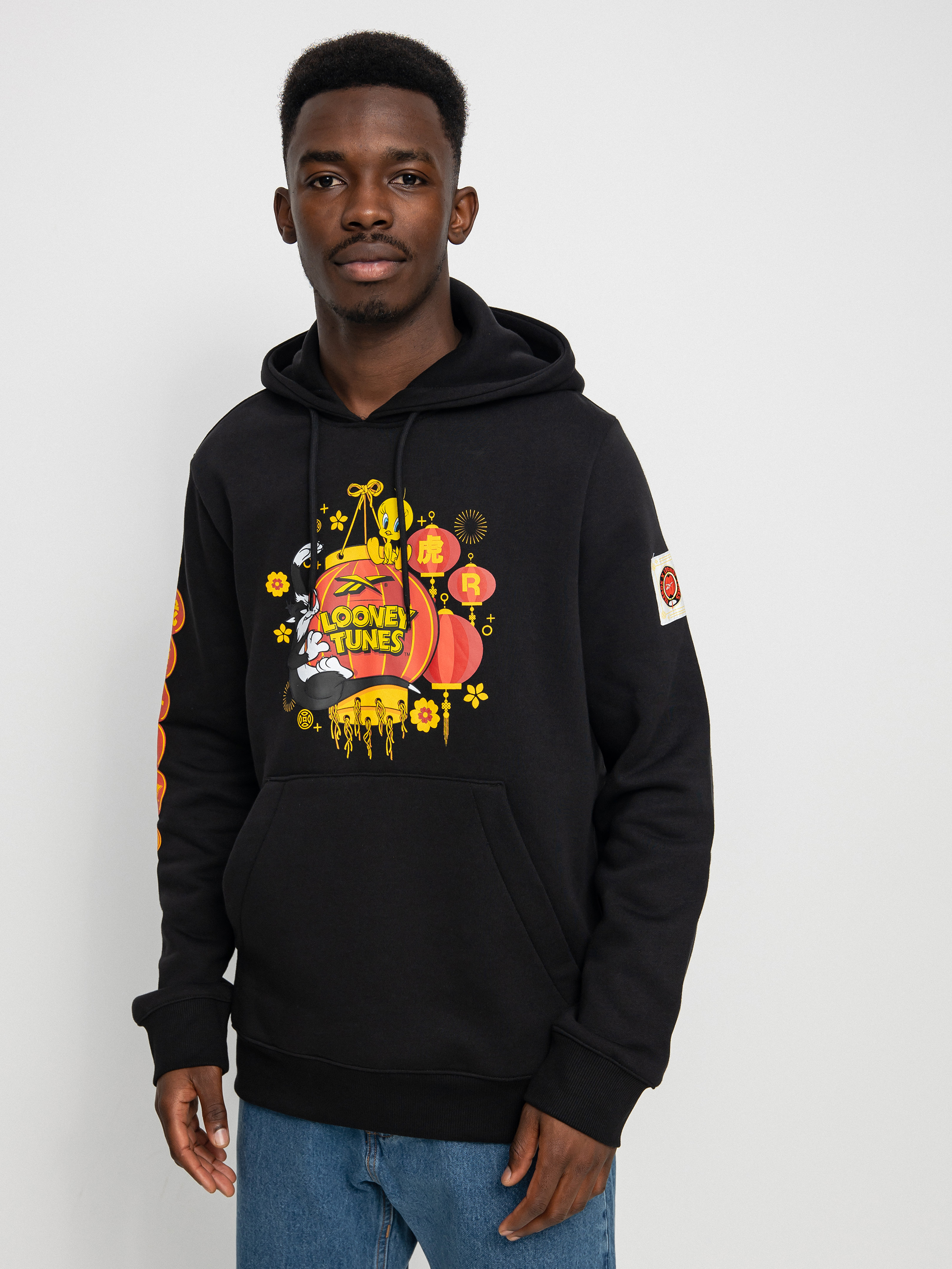 Mikina s kapucí Reebok X Looney Tunes HD (black)