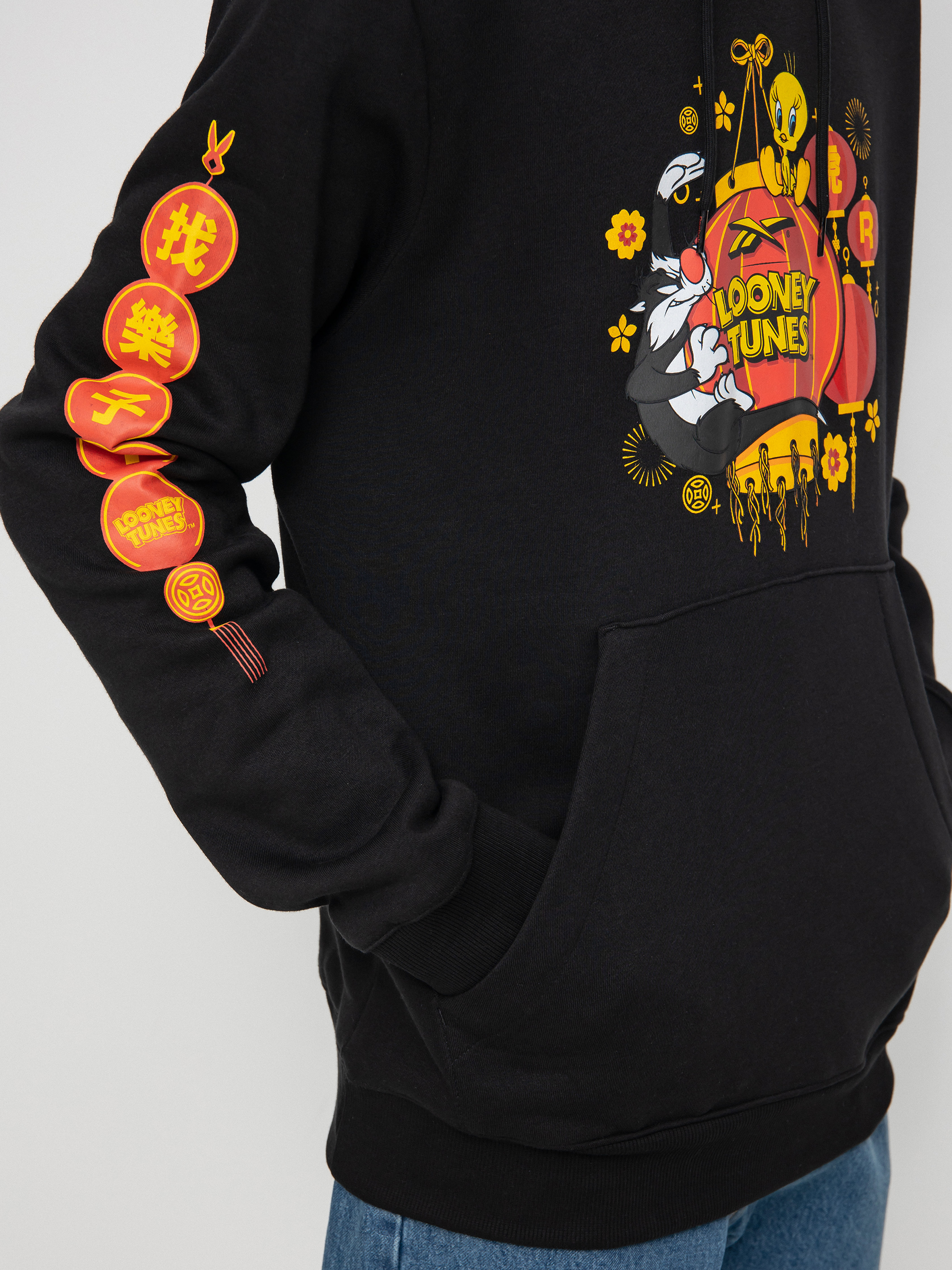 Mikina s kapucí Reebok X Looney Tunes HD (black)