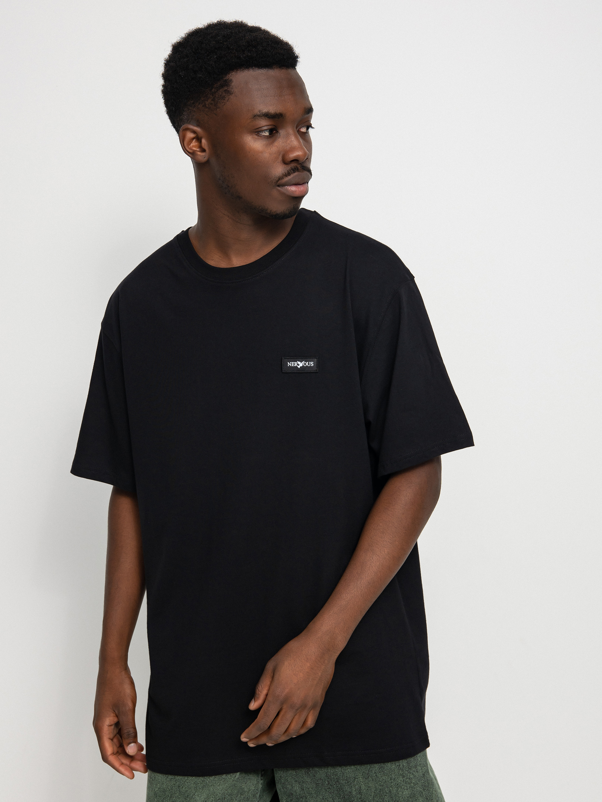 Tričko Nervous Classic Basic (black)