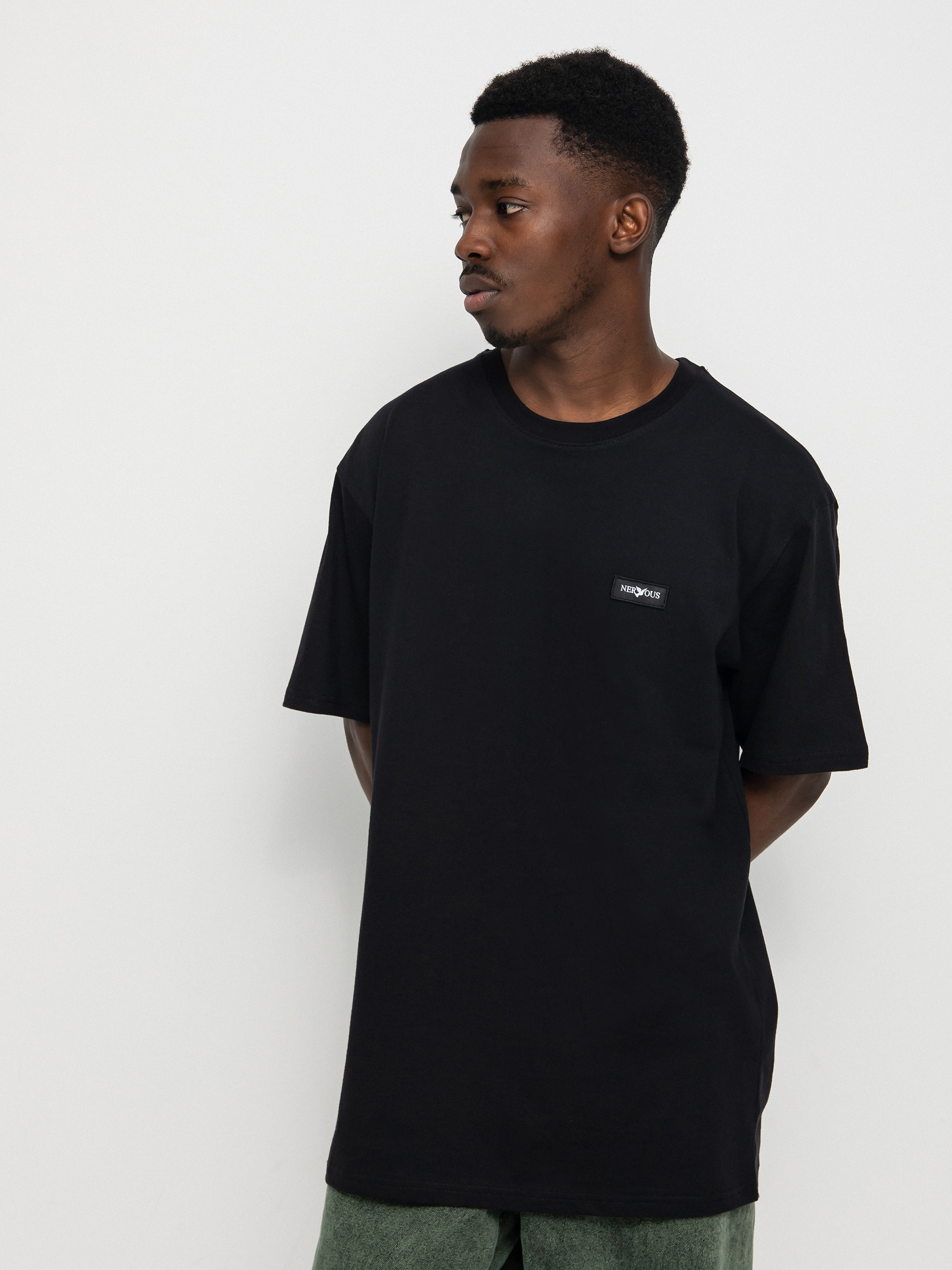 Tričko Nervous Classic Basic (black)