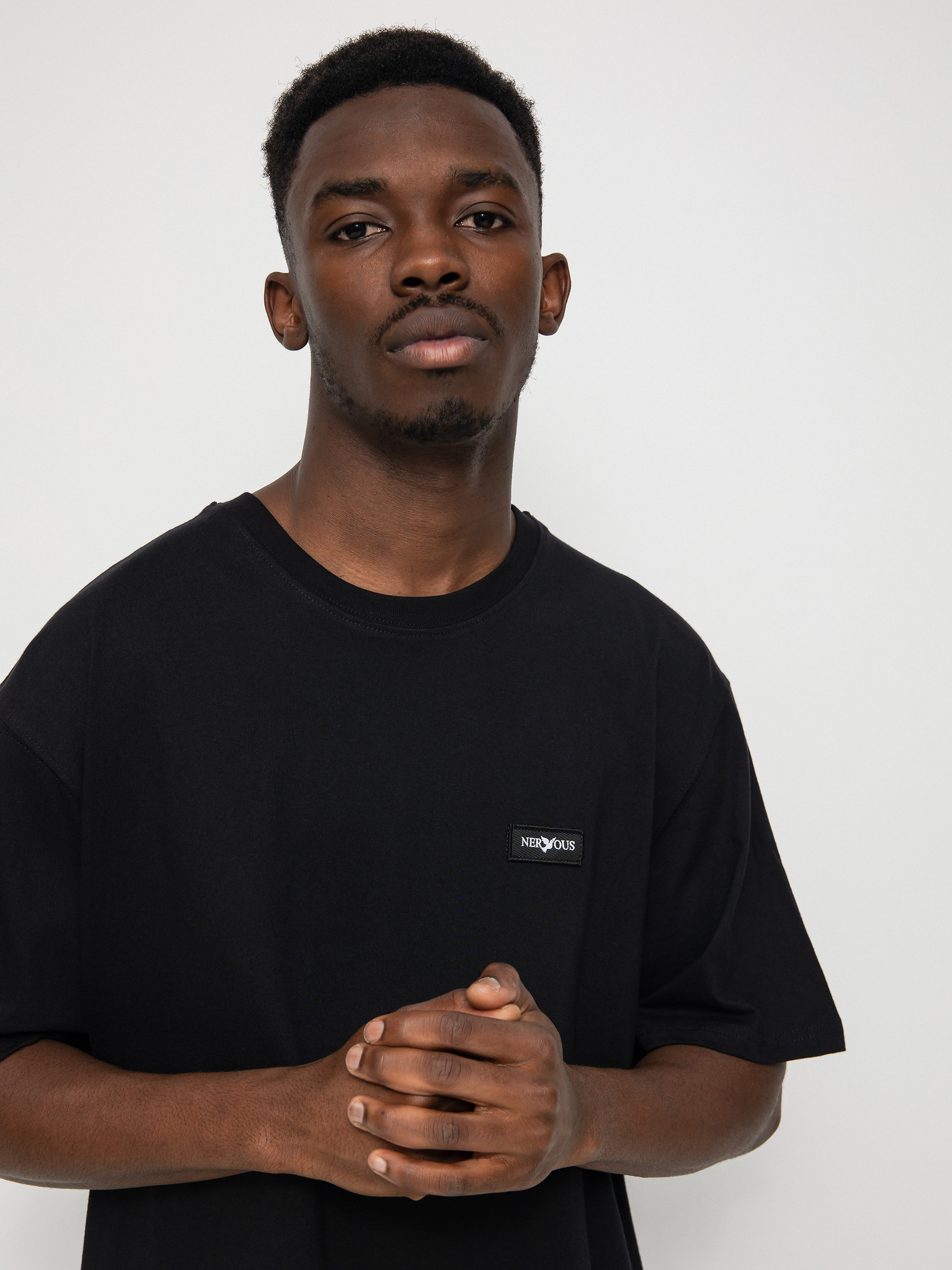 Tričko Nervous Classic Basic (black)