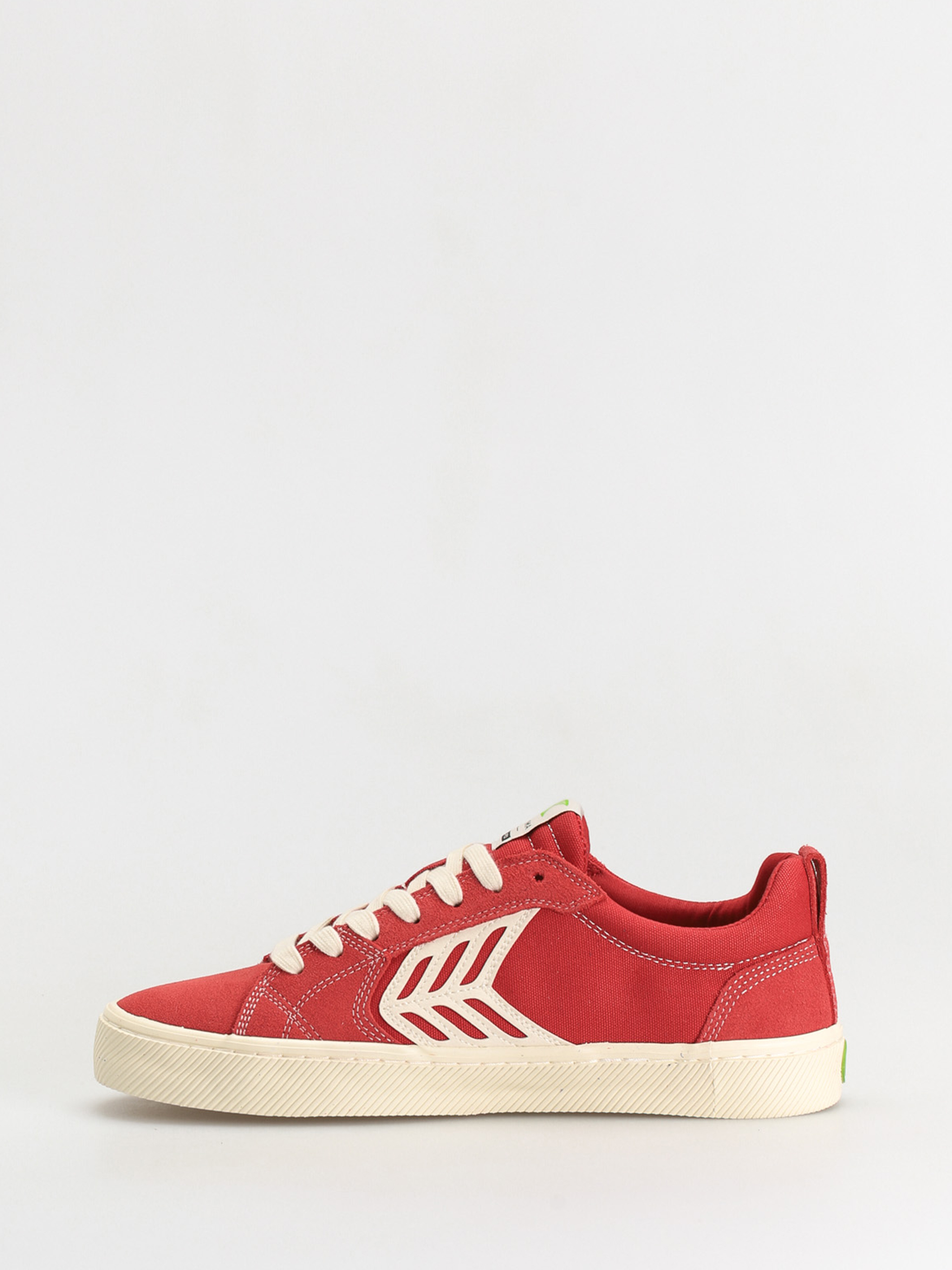 Boty Cariuma Catiba Pro (samba red suede and canvas contrast thread ivory logo)
