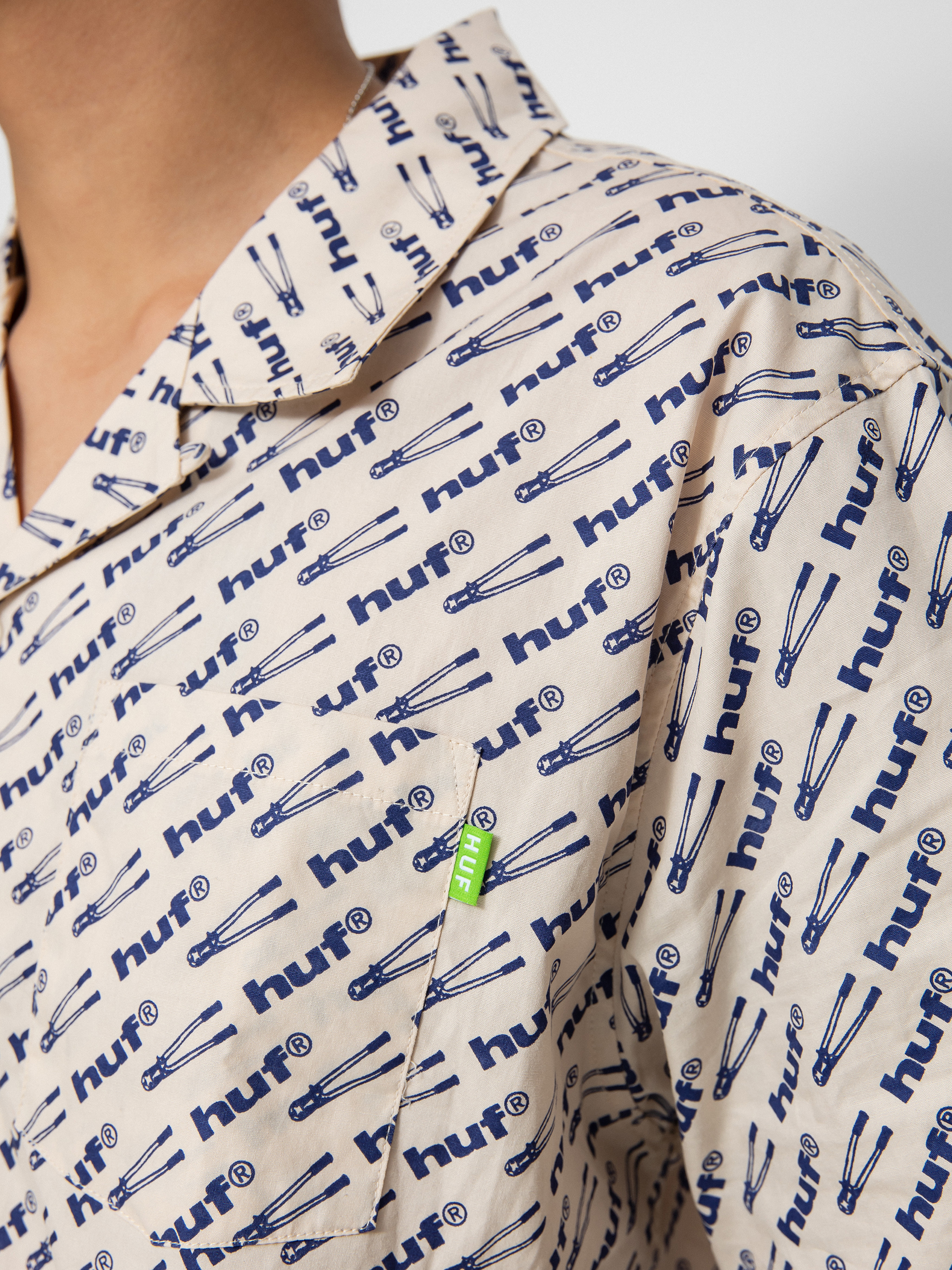 Košile HUF Breaker (natural)