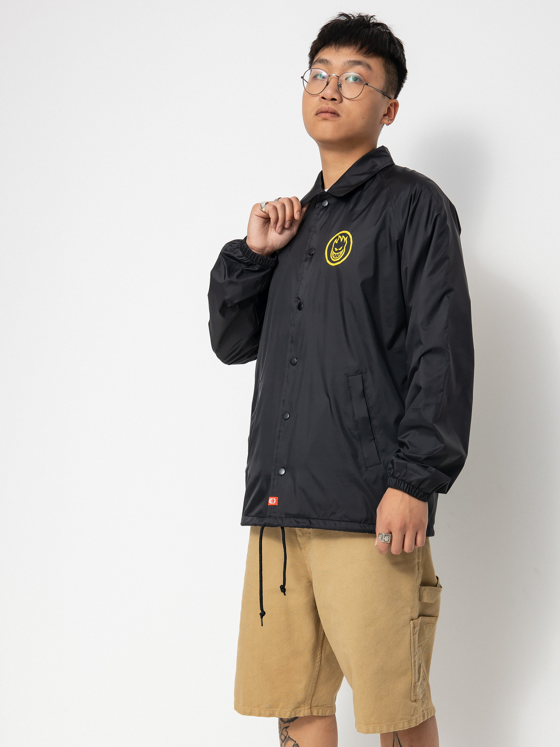 Bunda Spitfire Clsc Swrl (black/yellow)