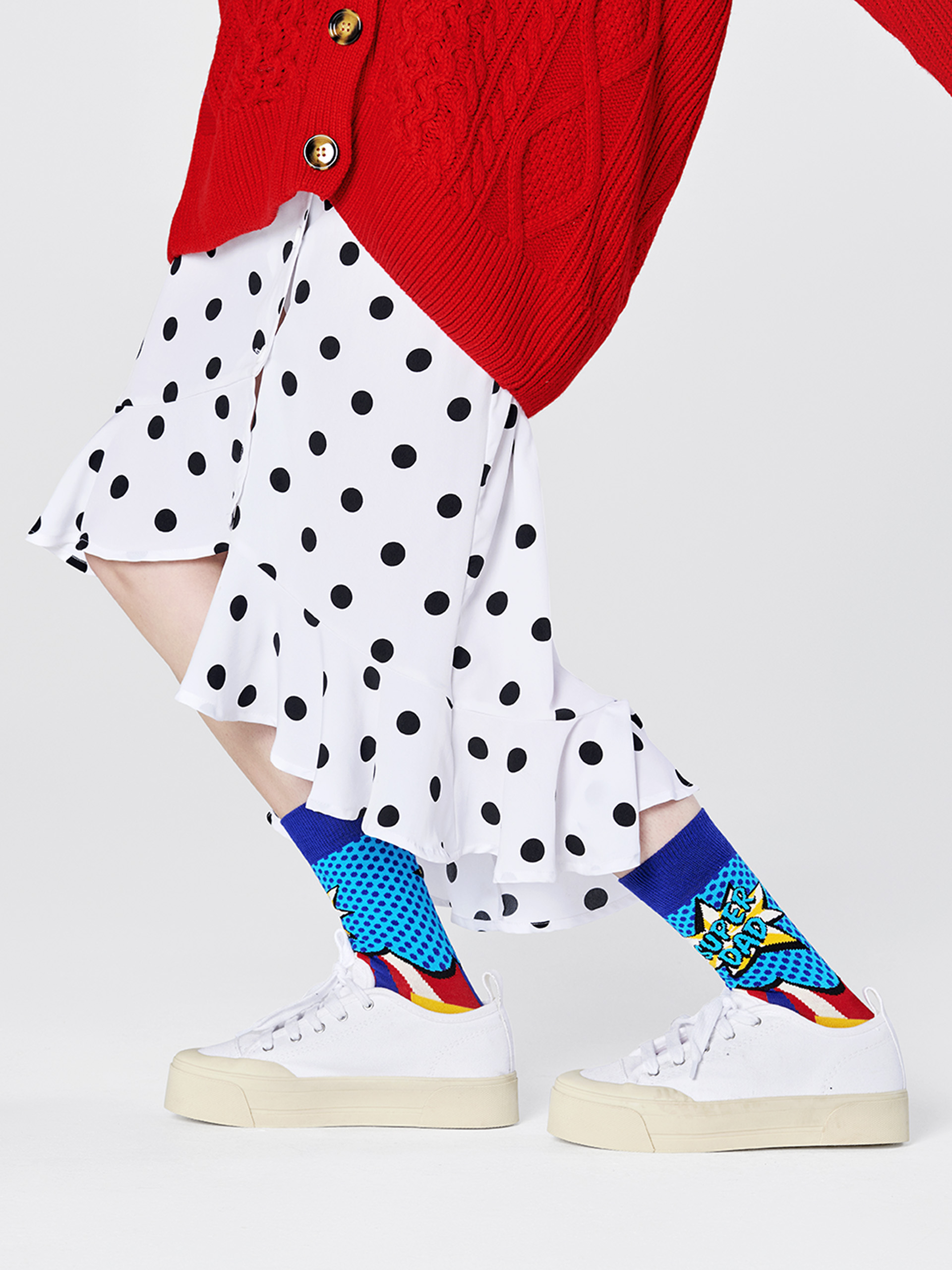 Ponožky Happy Socks Super Dad (multi)