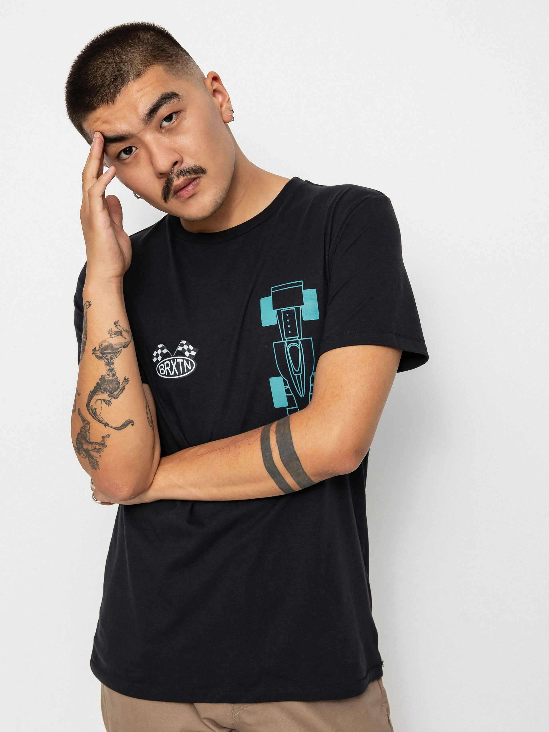 Tričko Brixton Indy (black)