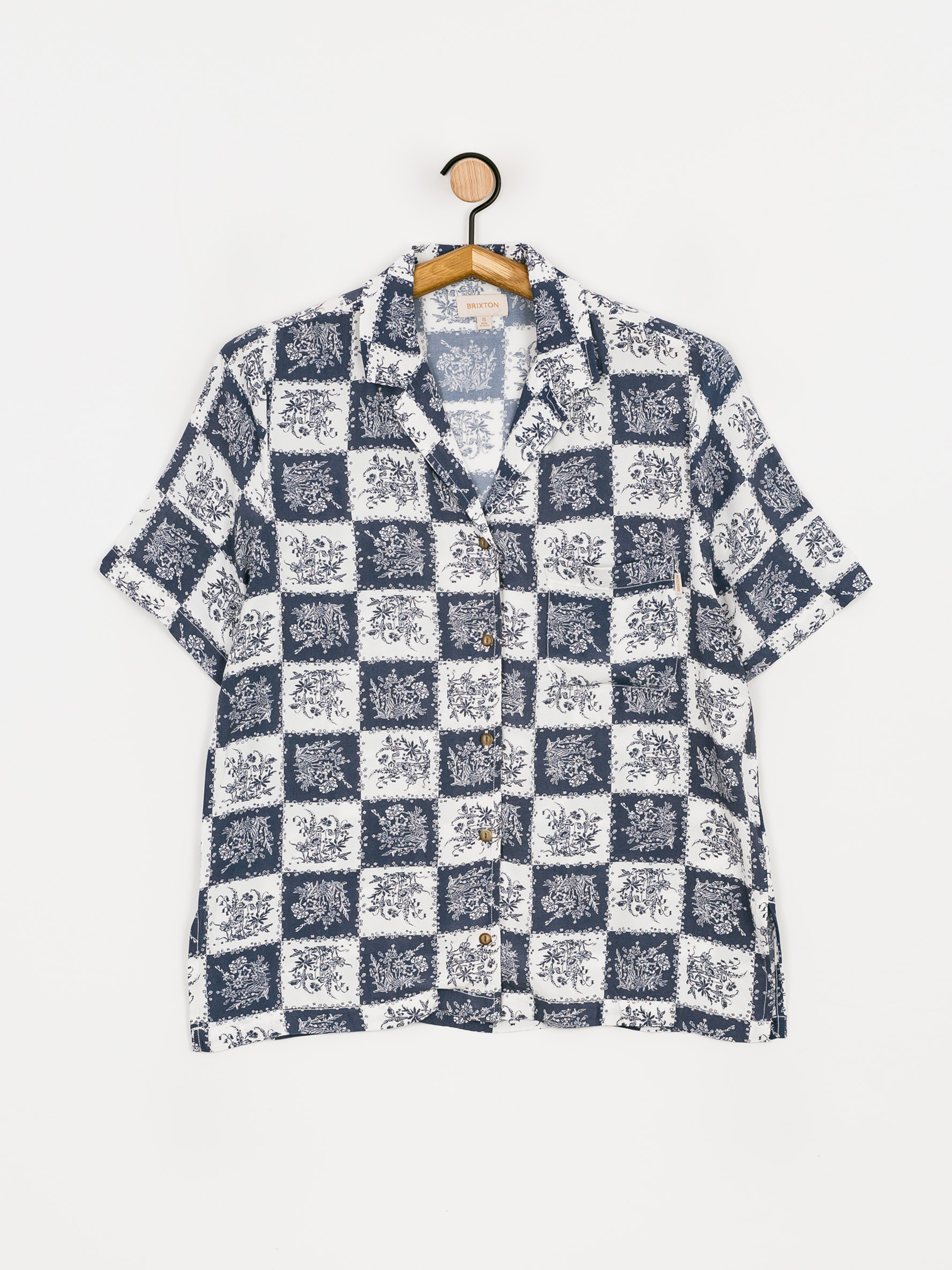 Košile Brixton Bunker Patchwork Bf Wmn (joe blue)