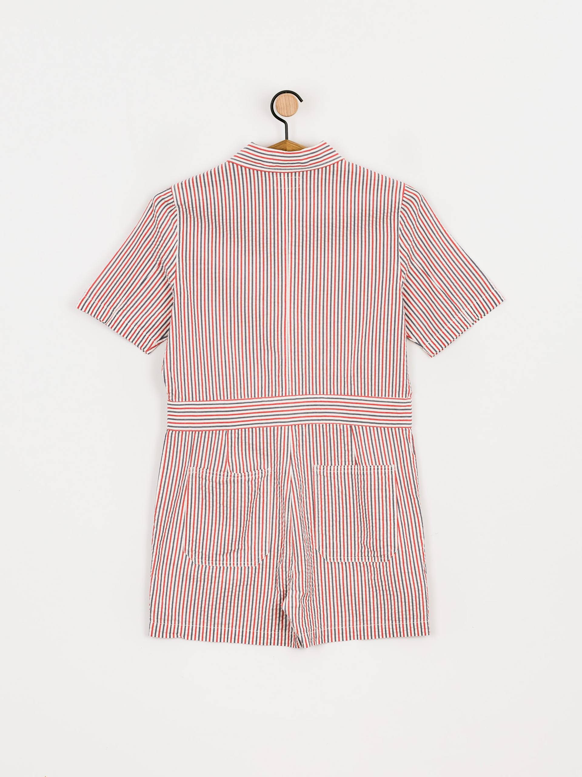 Dámský Kombinéza Brixton Mersey Short Coverall (coverall stripe)