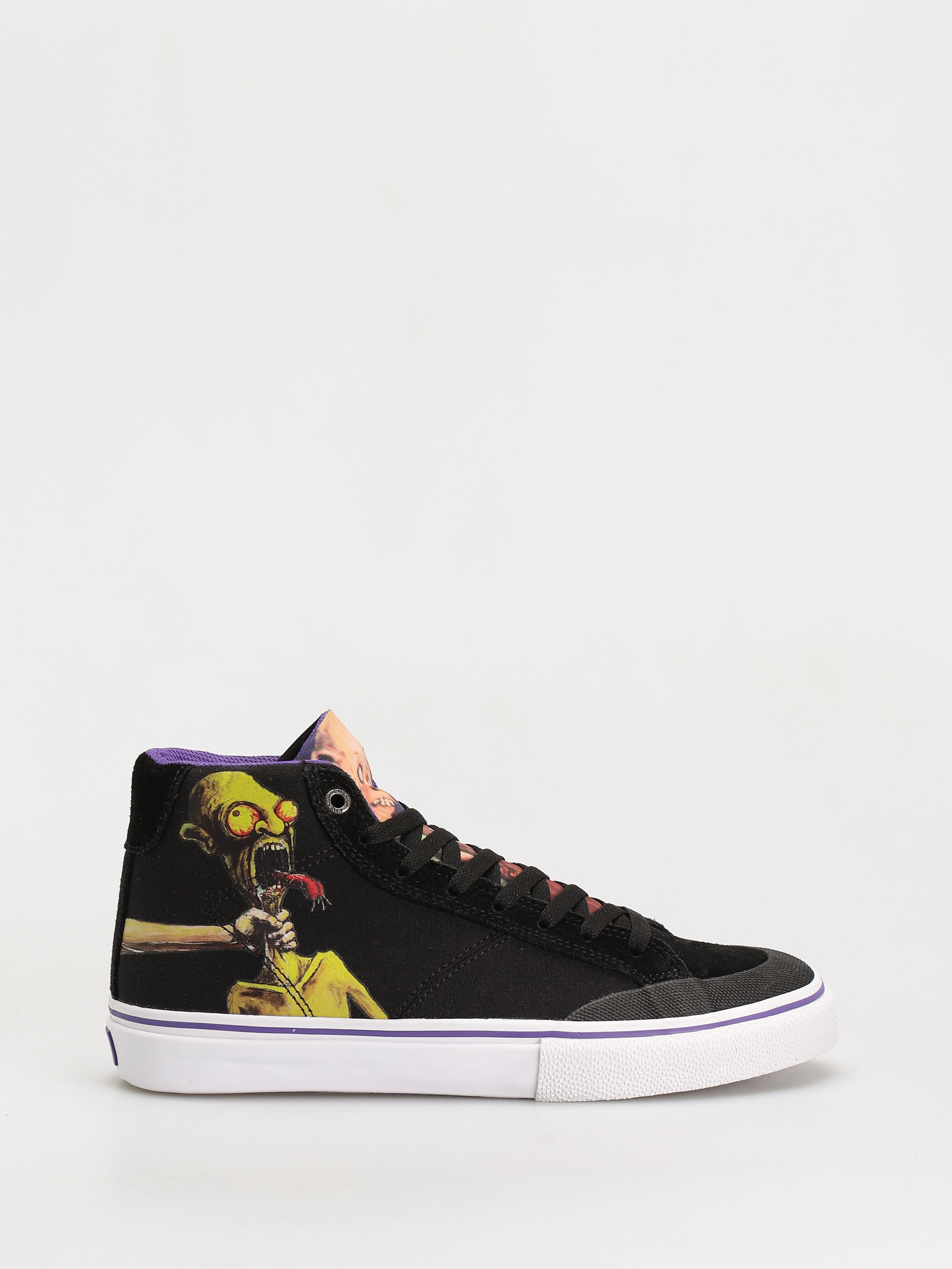 Boty Emerica Omen Hi X Dinosaur (black/purple)