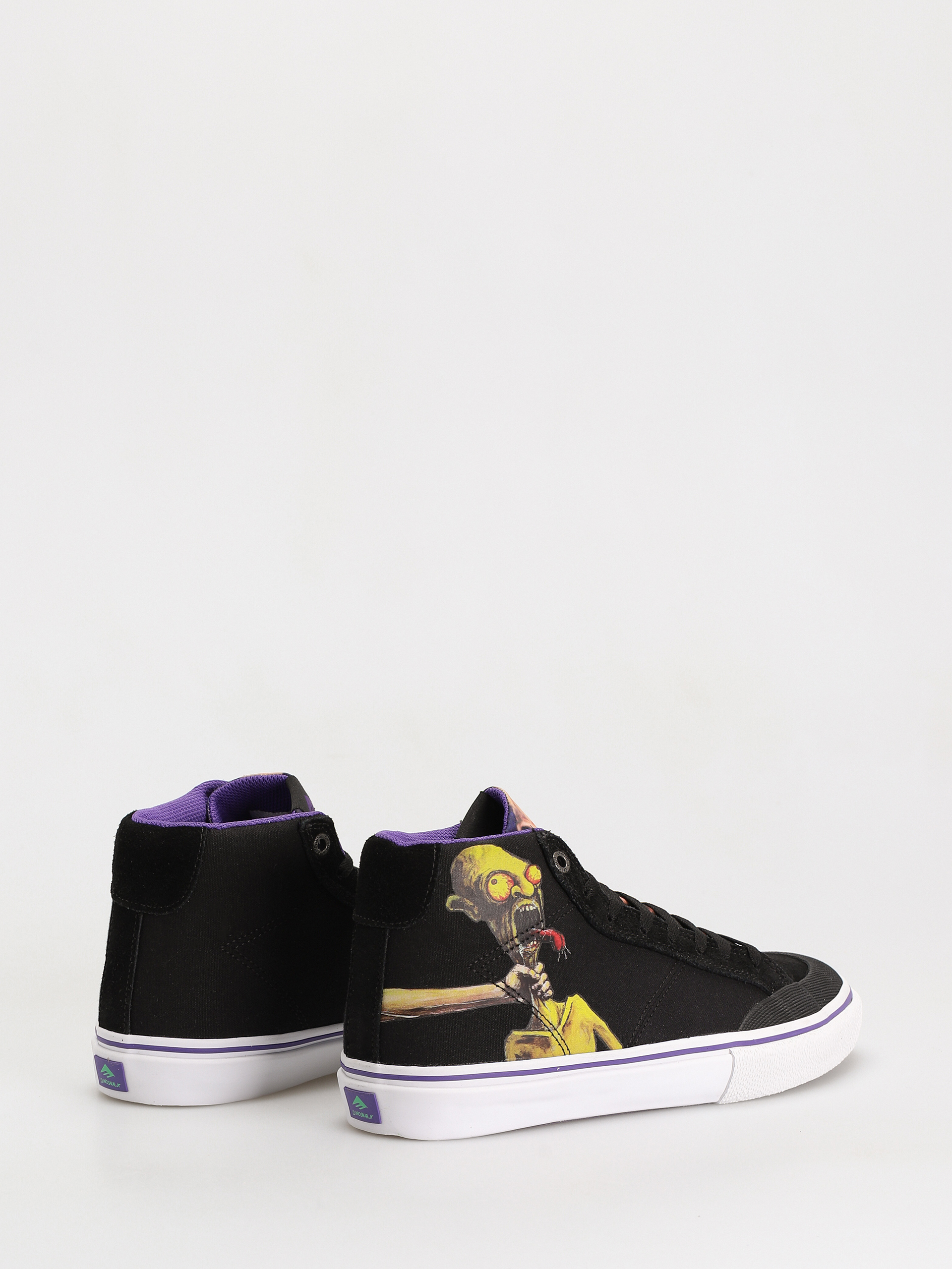 Boty Emerica Omen Hi X Dinosaur (black/purple)