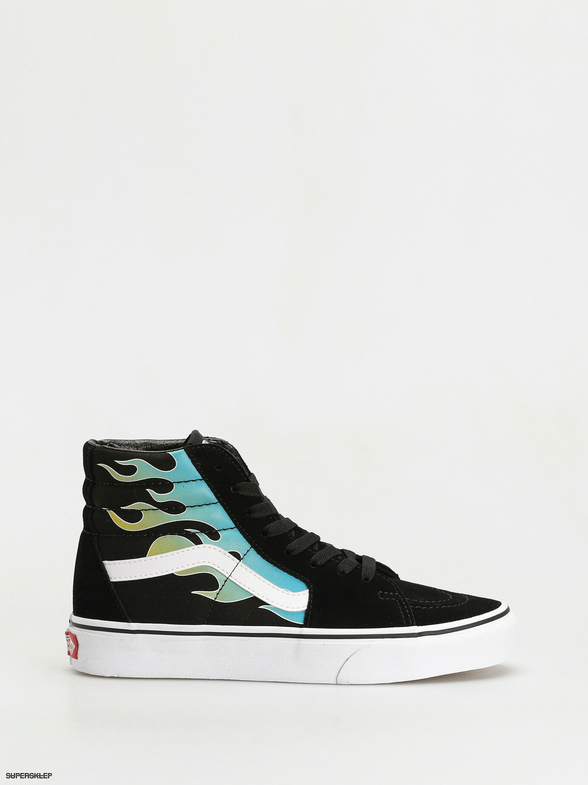 Boty Vans Sk8 Hi (glow flame black/white)