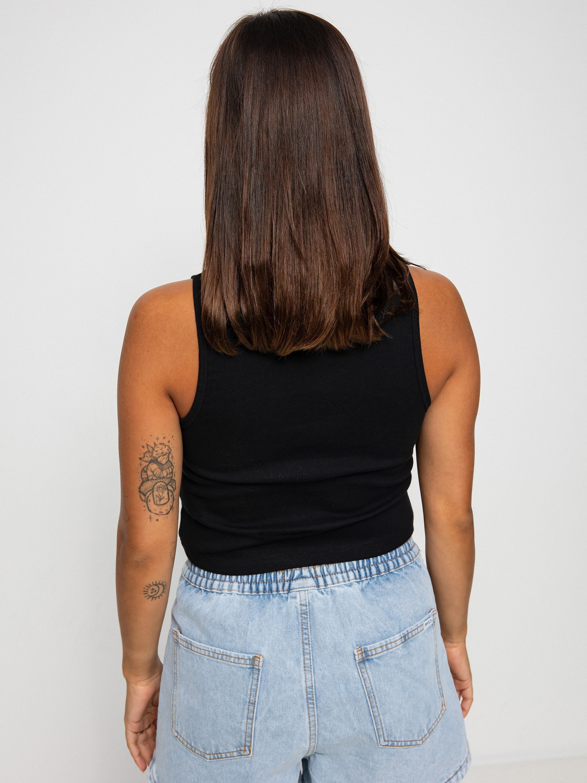 Tričko Element Smile Crop Wmn (flint black)