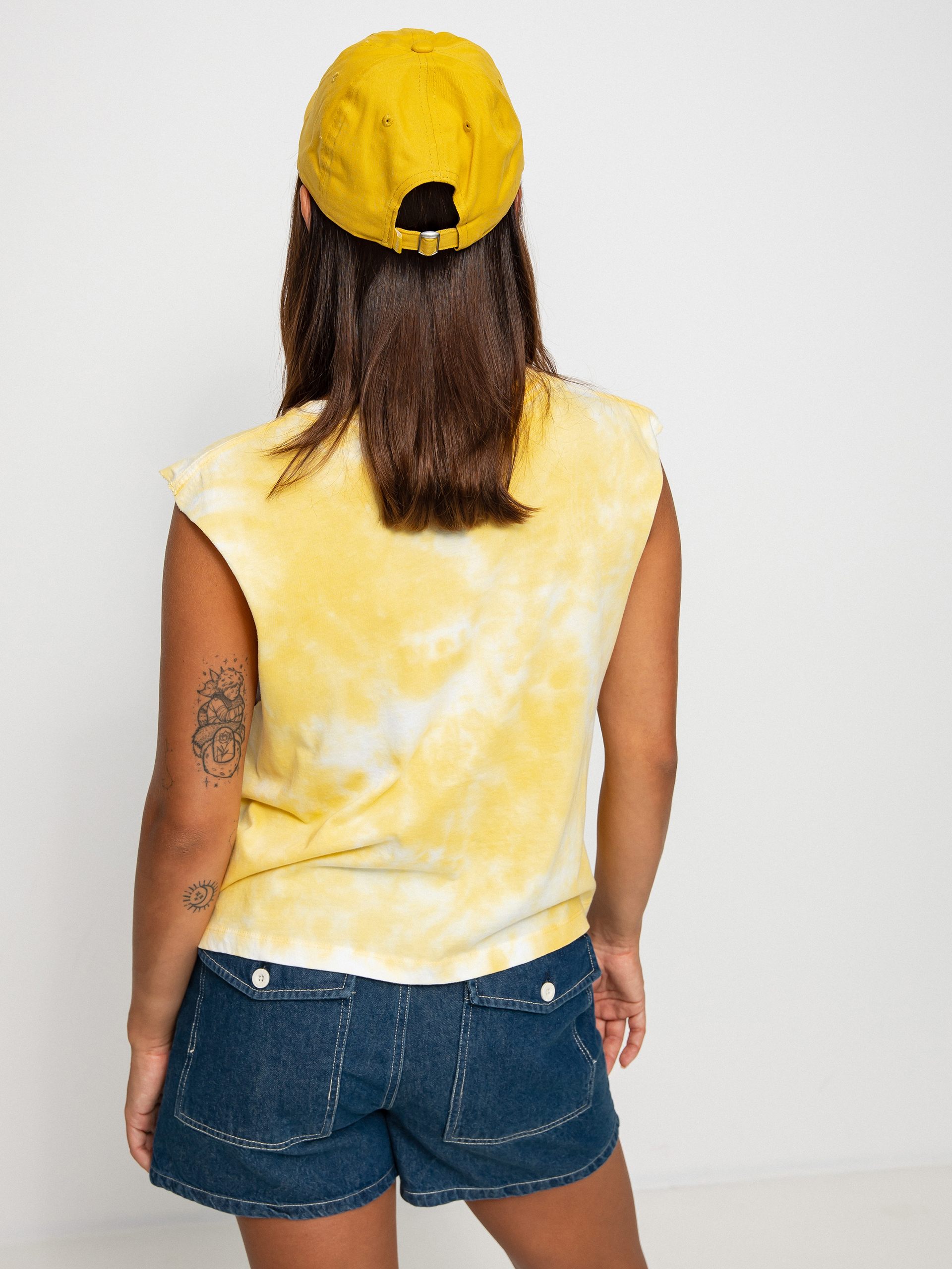 Tričko Element Skateman Muscle Wmn (cream gold tie)