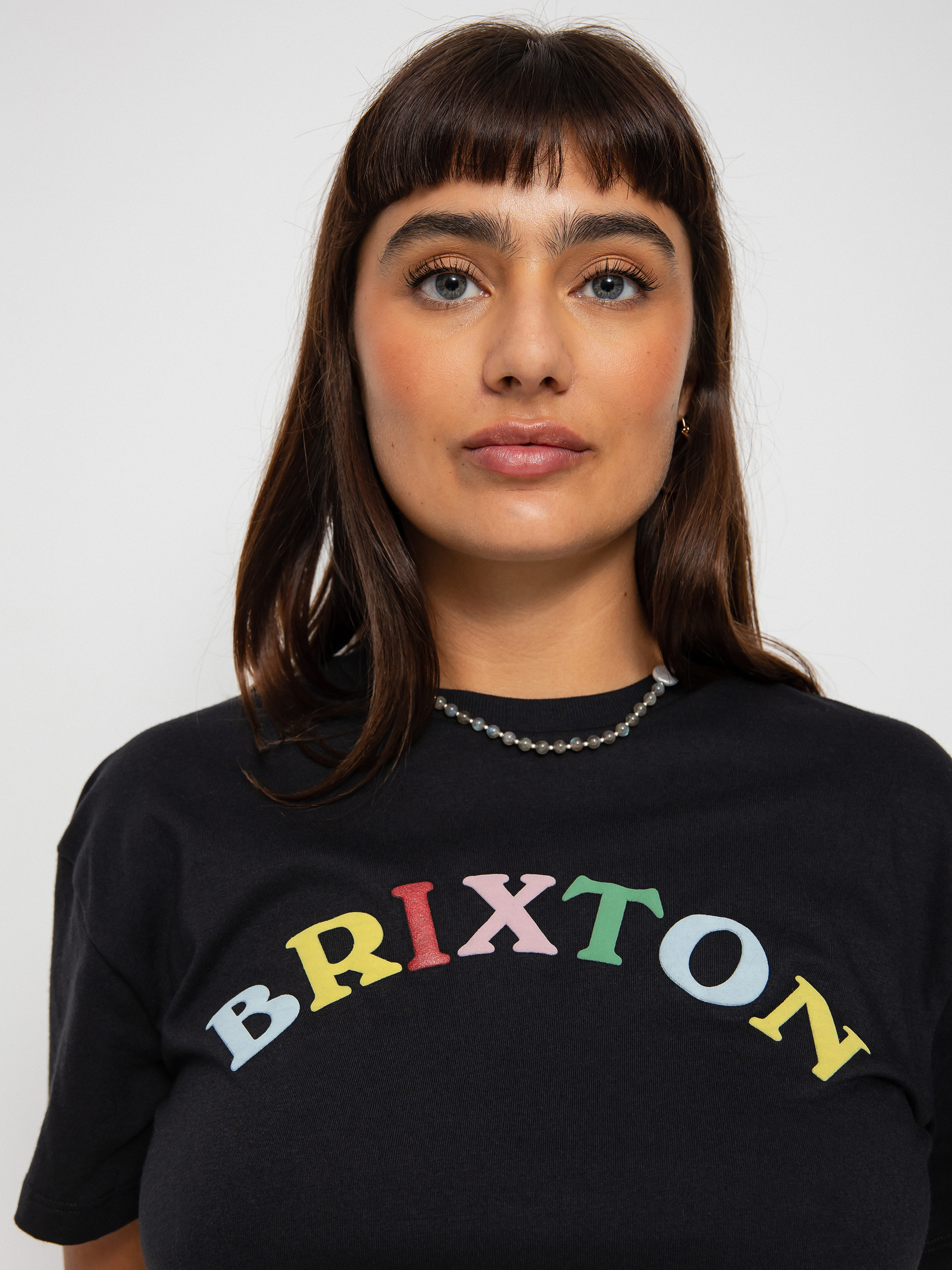 Tričko Brixton Feelings Skimmer Wmn (black)