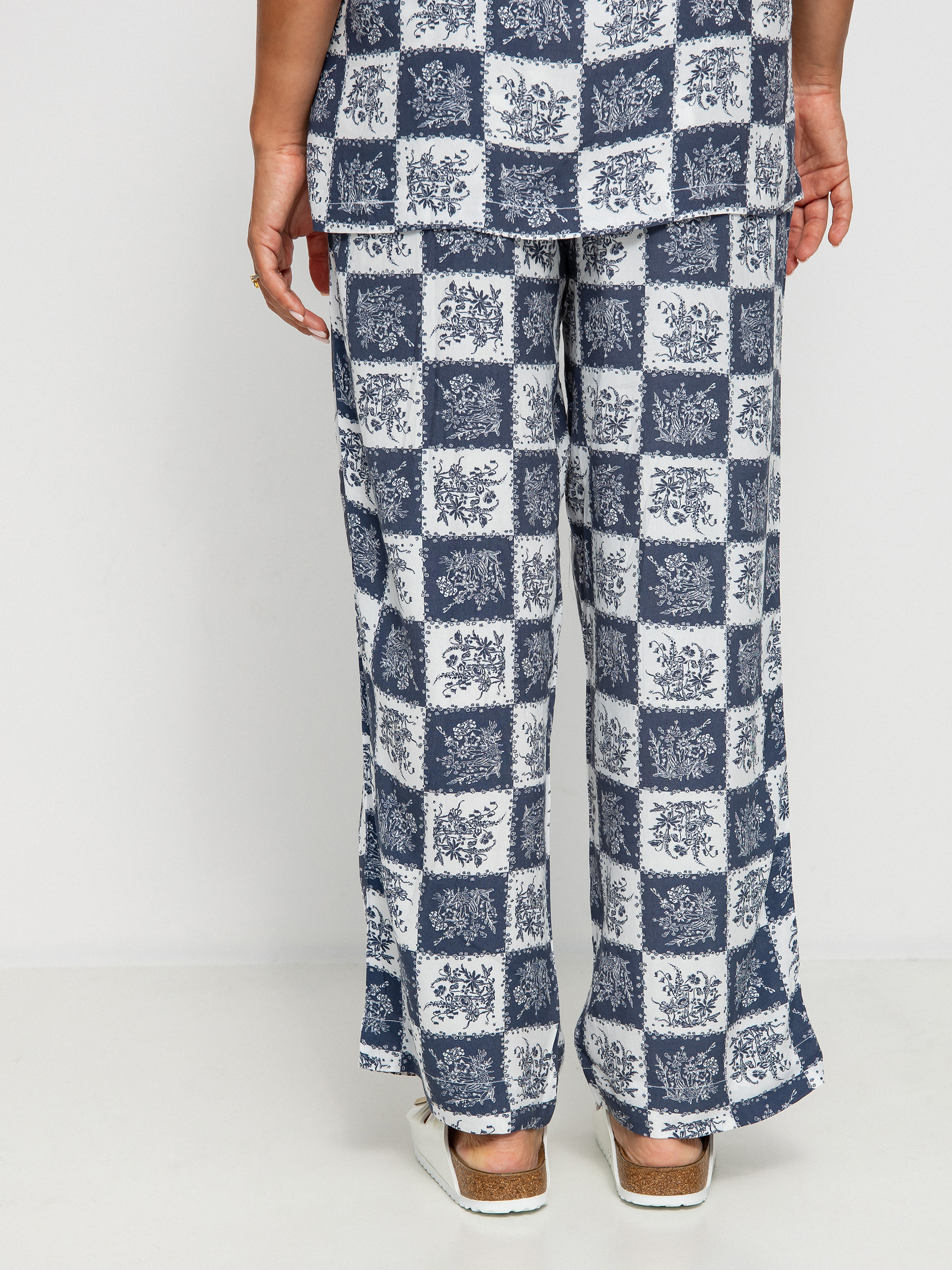 Kalhoty Brixton Patchwork Crop Pant Wmn (joe blue)
