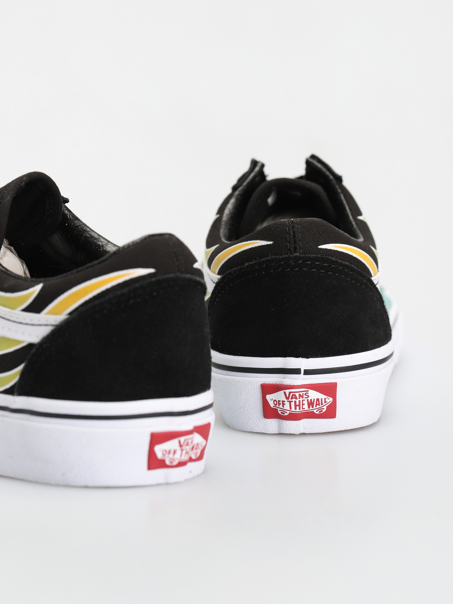 Boty Vans Old Skool (glow flame black/white)