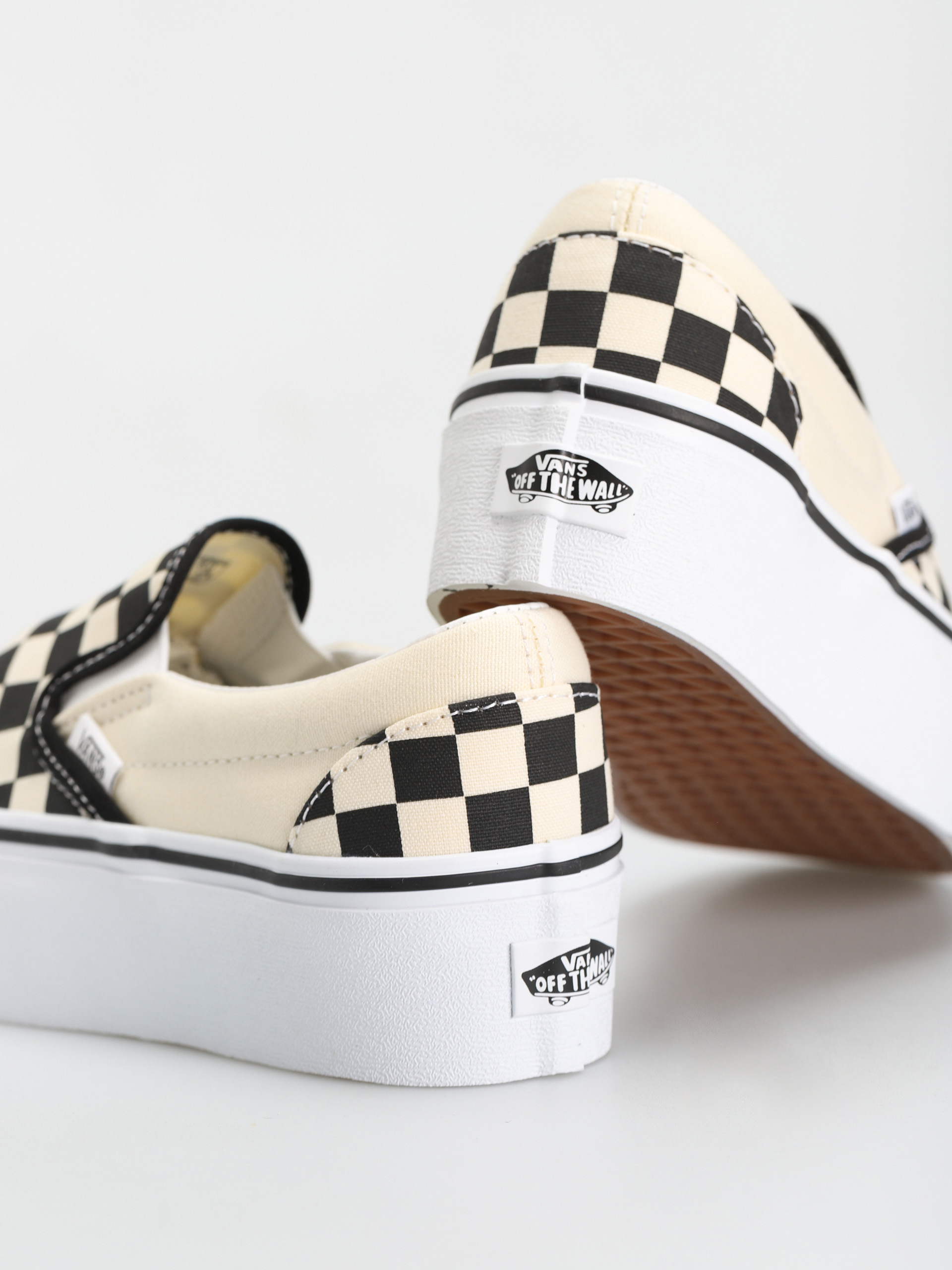 Boty Vans Classic Slip On Stackform (checkerboard black/classic white)