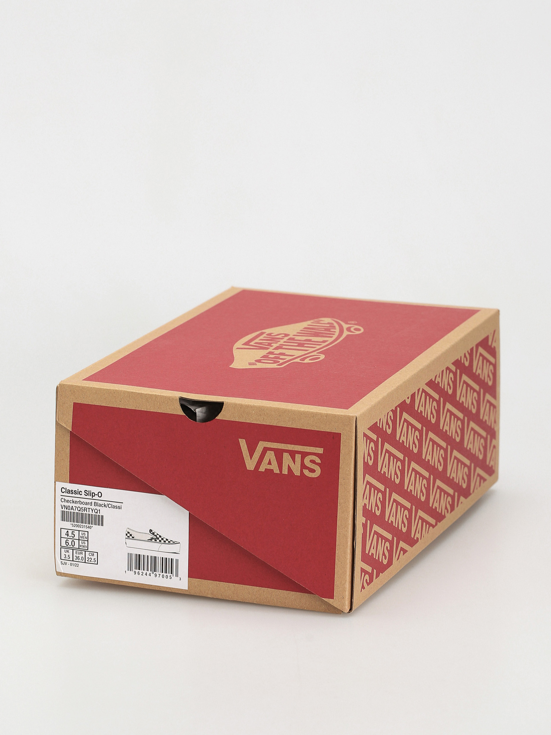 Boty Vans Classic Slip On Stackform (checkerboard black/classic white)