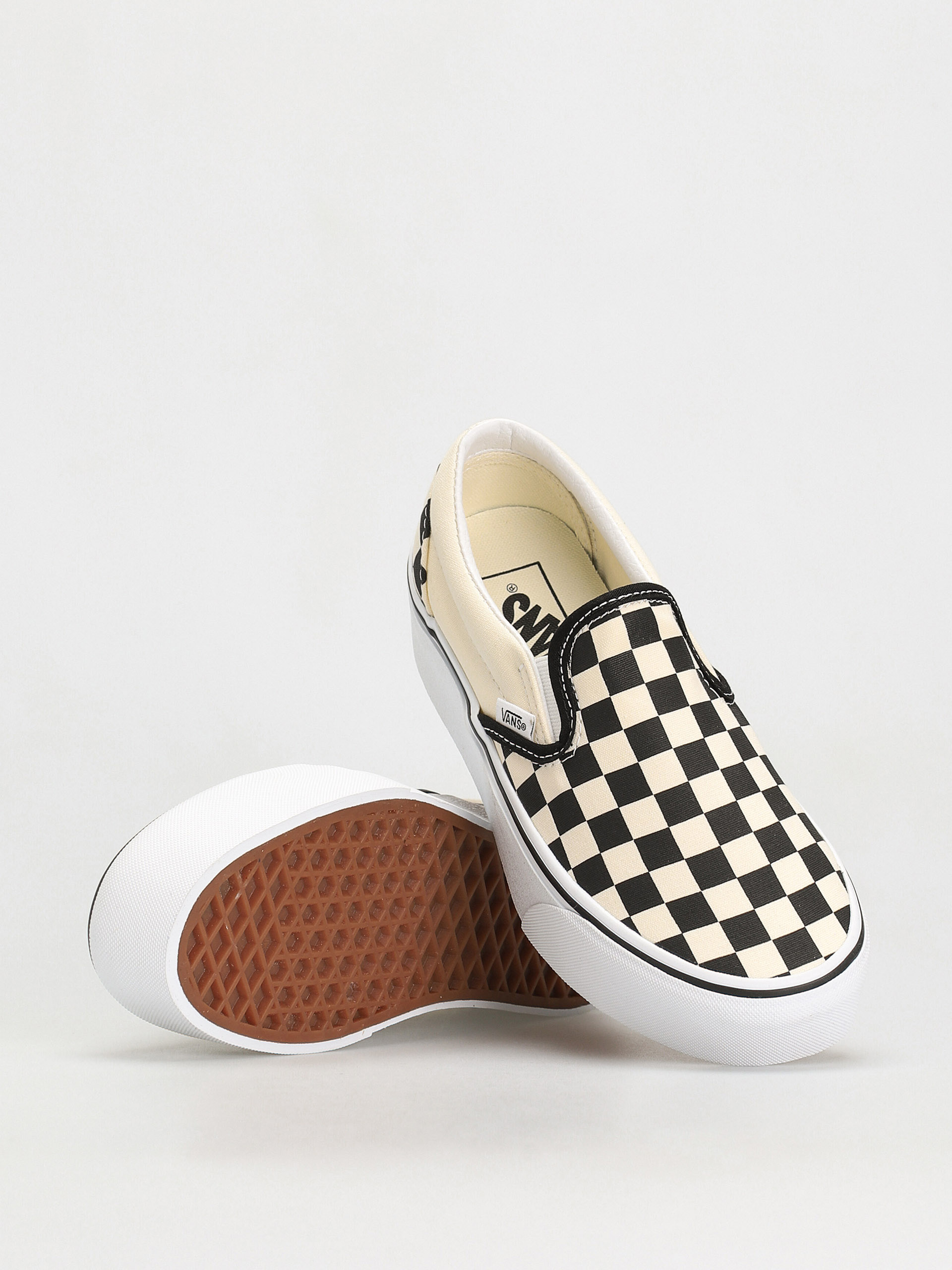Boty Vans Classic Slip On Stackform (checkerboard black/classic white)