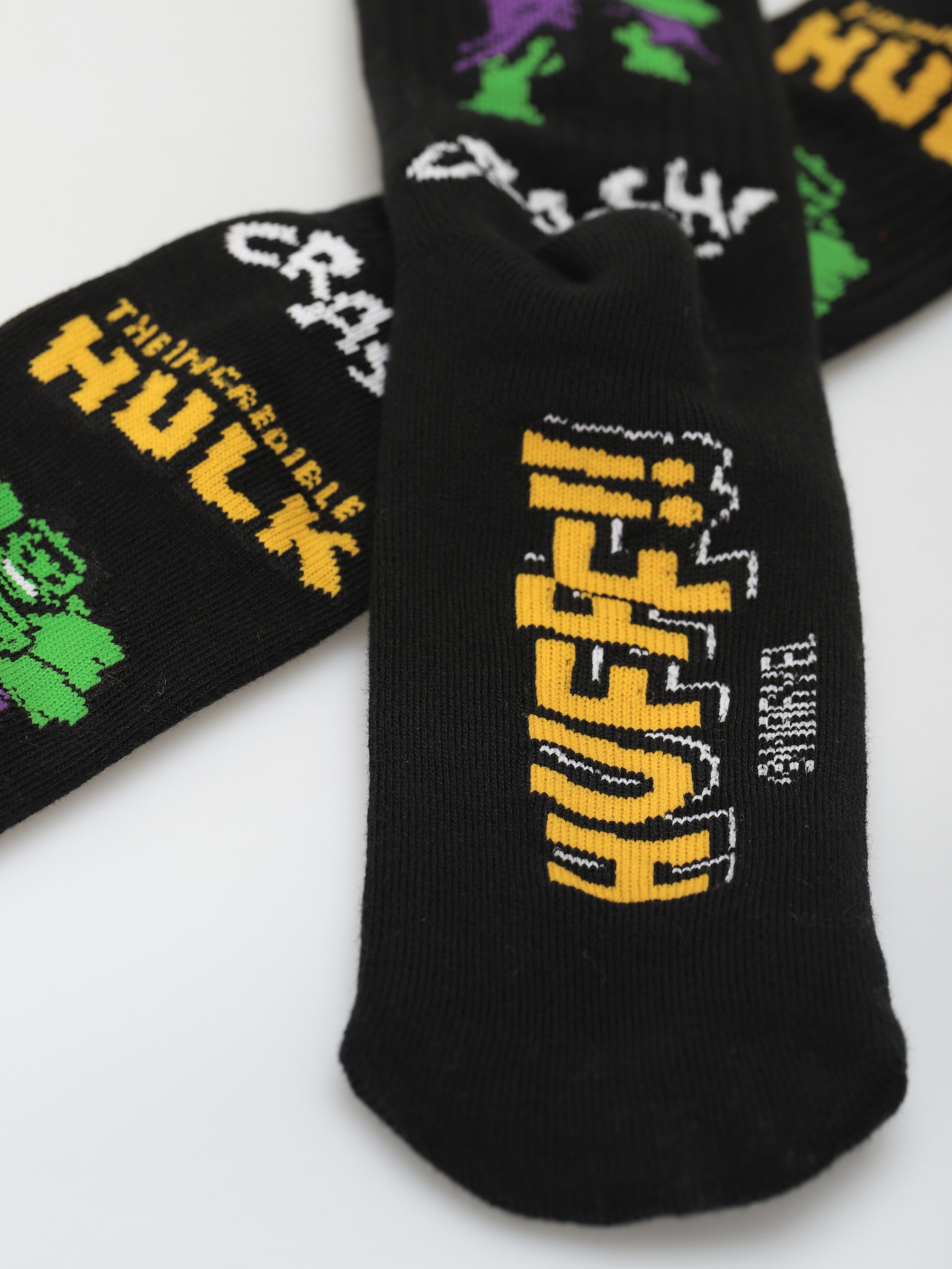 Ponožky HUF X Marvel Hulk Retro Crew (black)