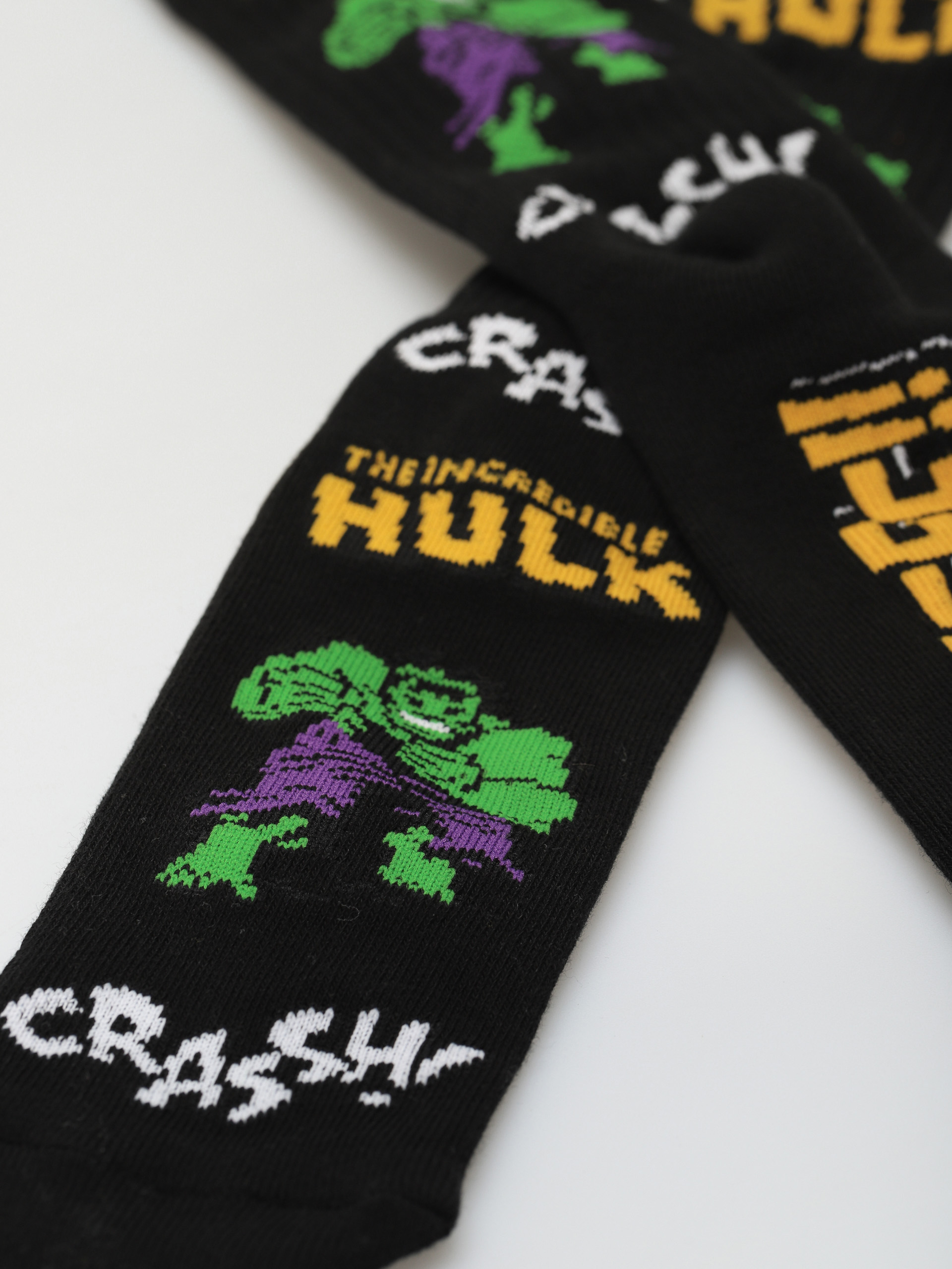 Ponožky HUF X Marvel Hulk Retro Crew (black)