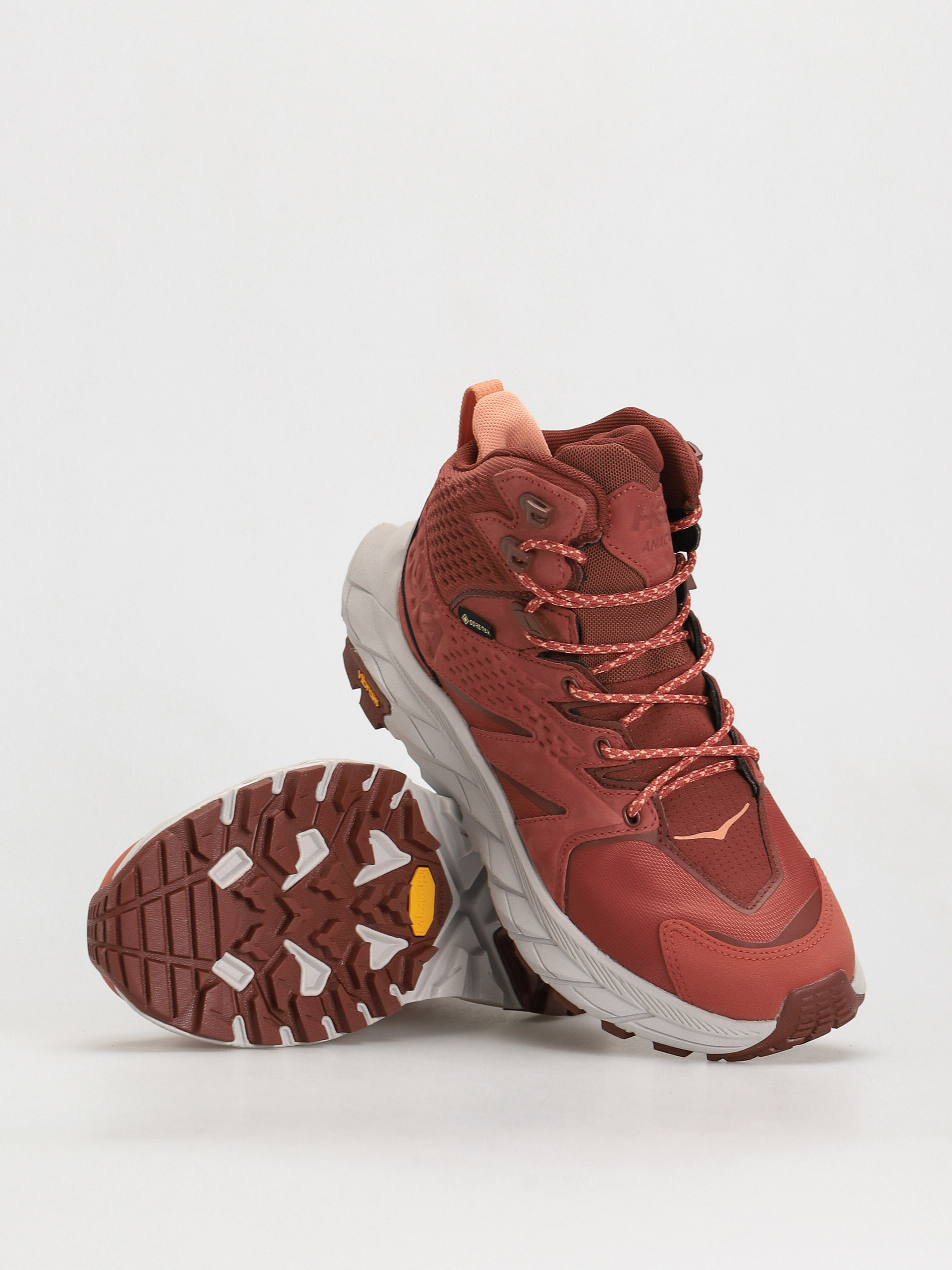 Boty Hoka One One Anacapa Mid GTX Wmn (hot sauce/cherry mahogany)