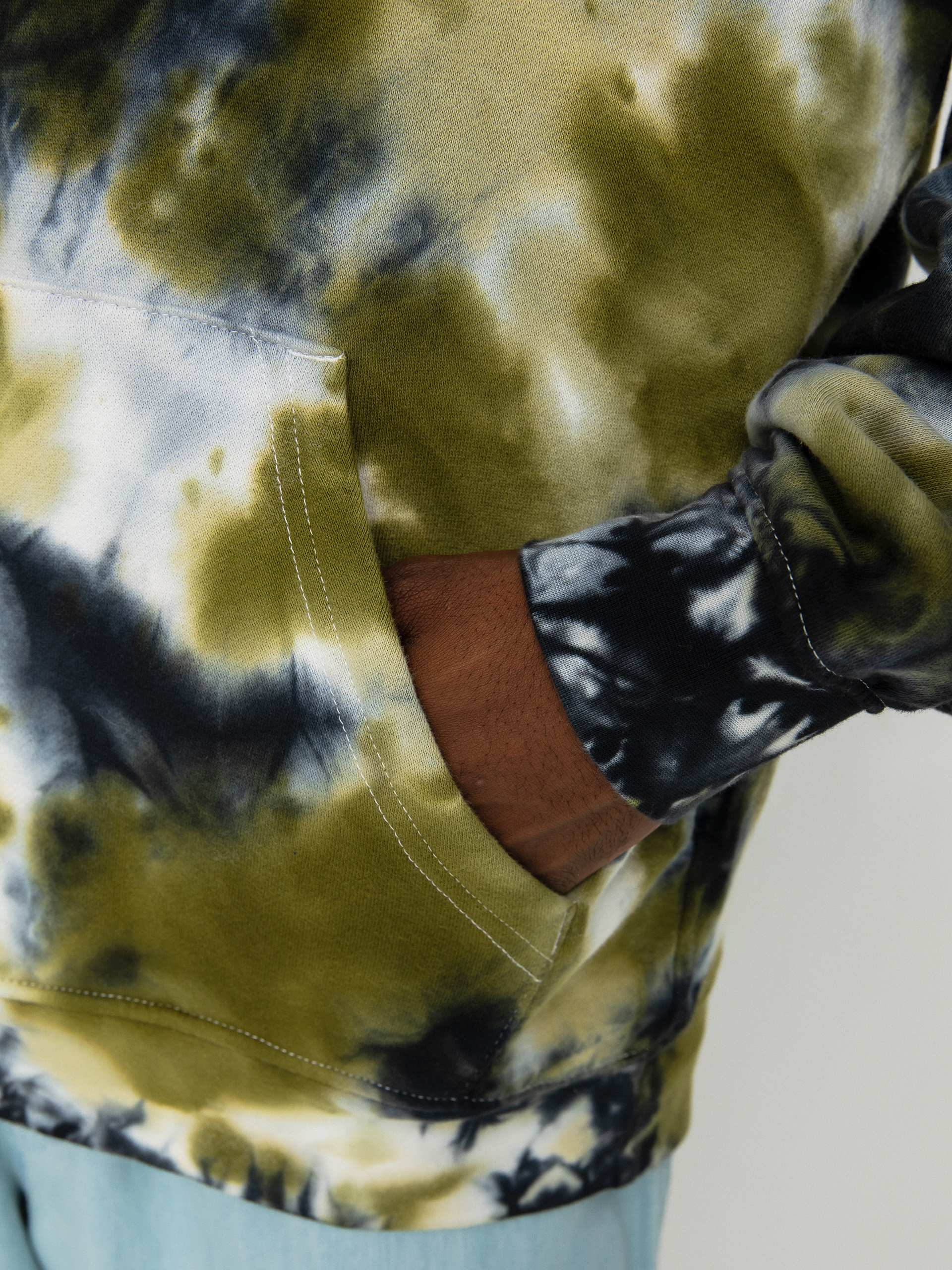 Mikina s kapucí DGK Low Drip Custom HD (camo wash)