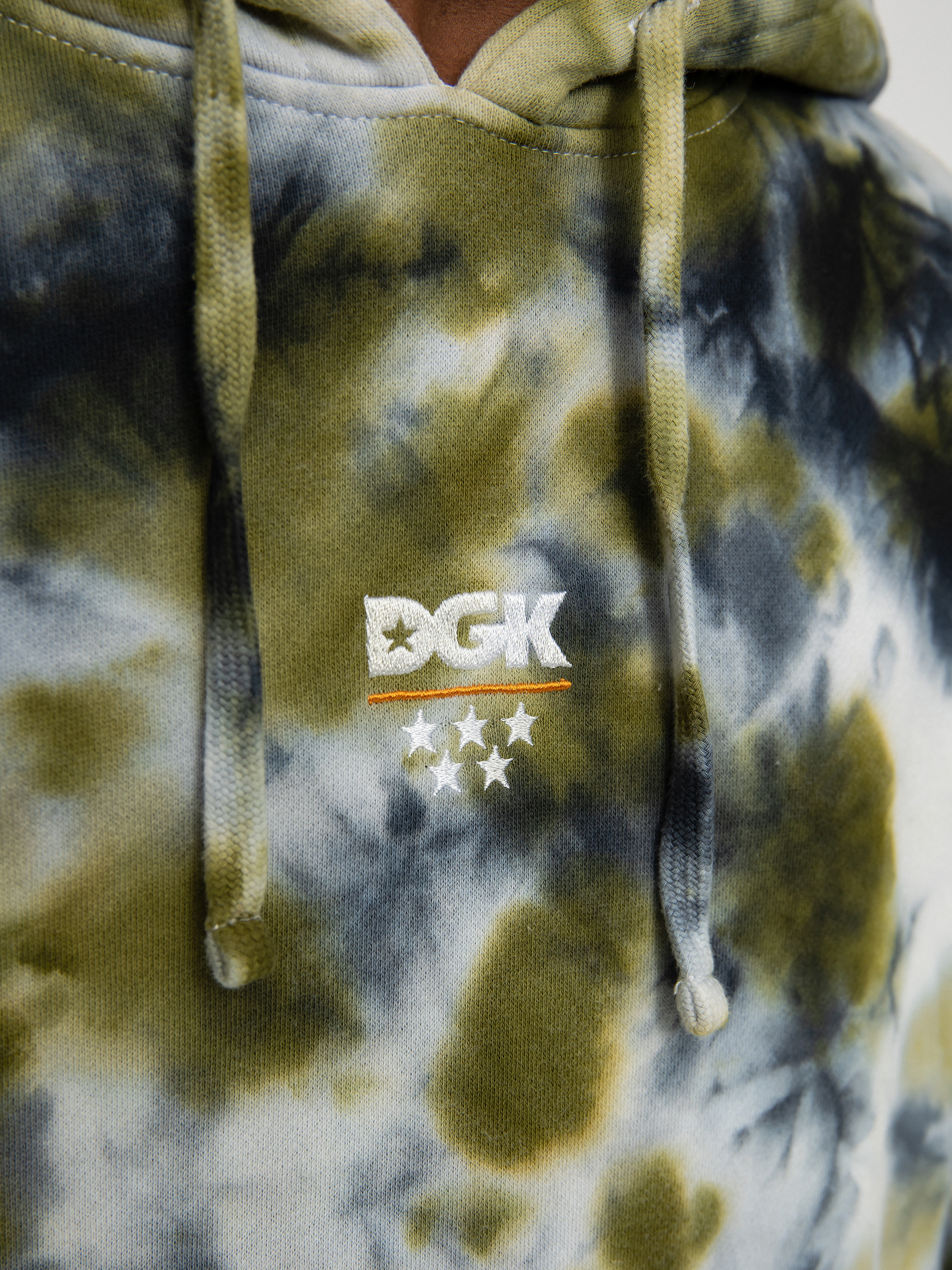 Mikina s kapucí DGK Low Drip Custom HD (camo wash)