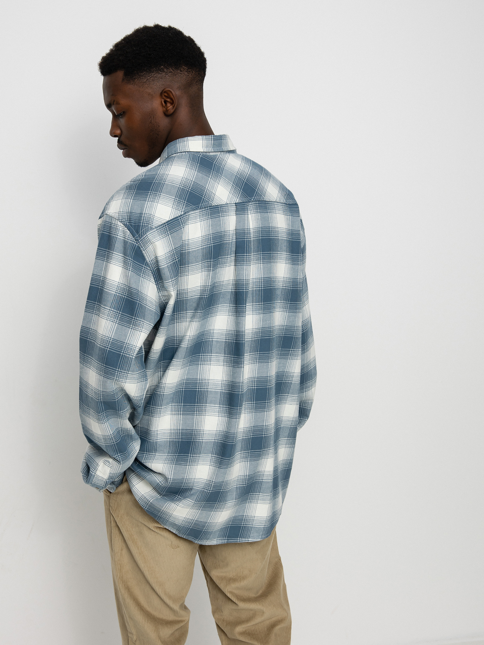 Košile Carhartt WIP Deaver (deaver check/storm blue)