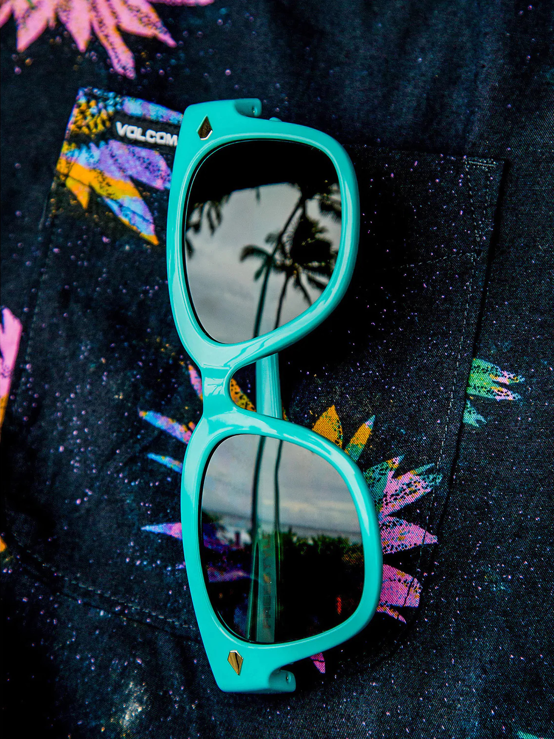 Sluneční brýle Volcom Freestyle (gloss aqua/gray)