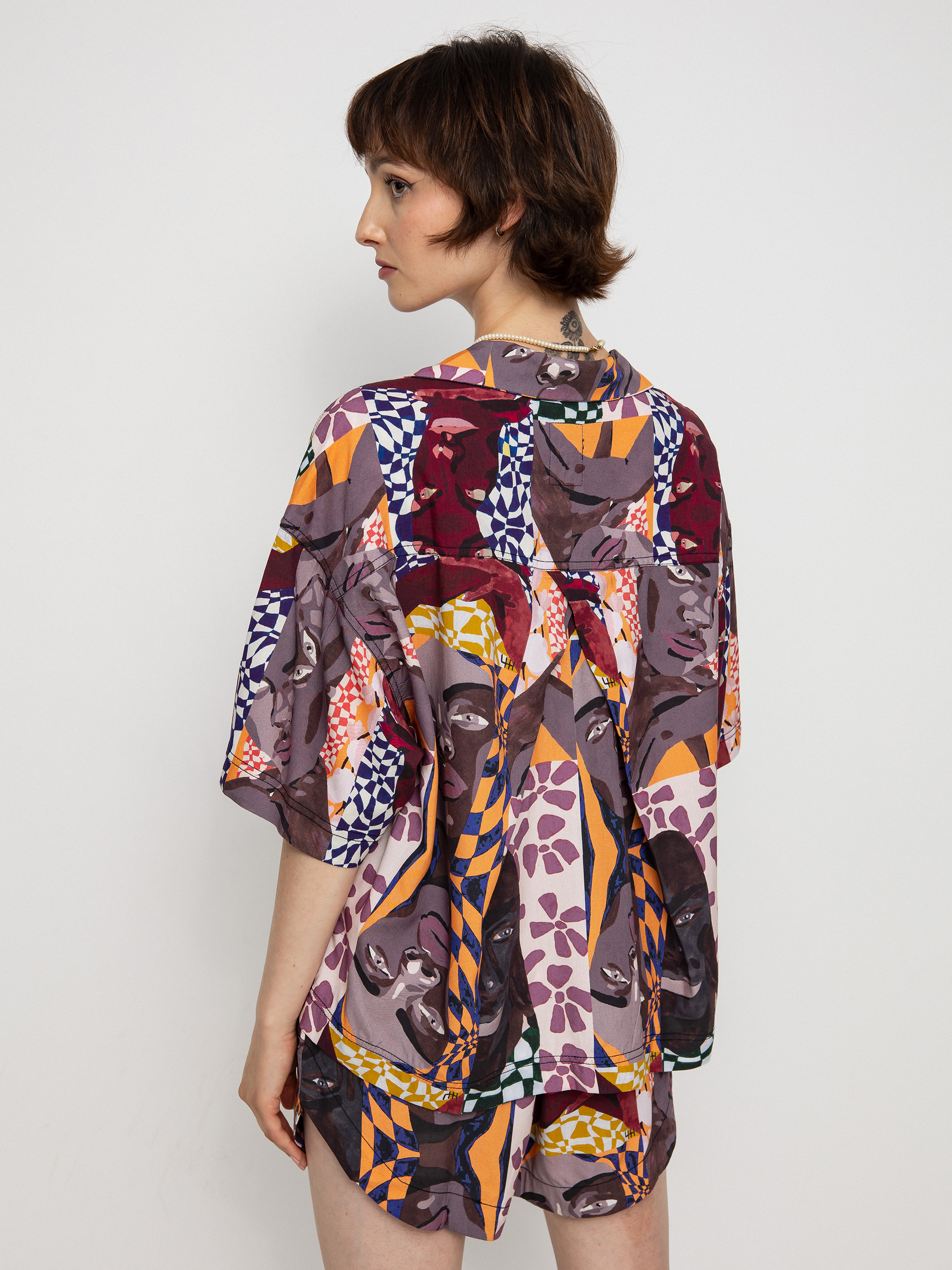 Košile Element Haslev Viscose Wmn (behind the gaze)