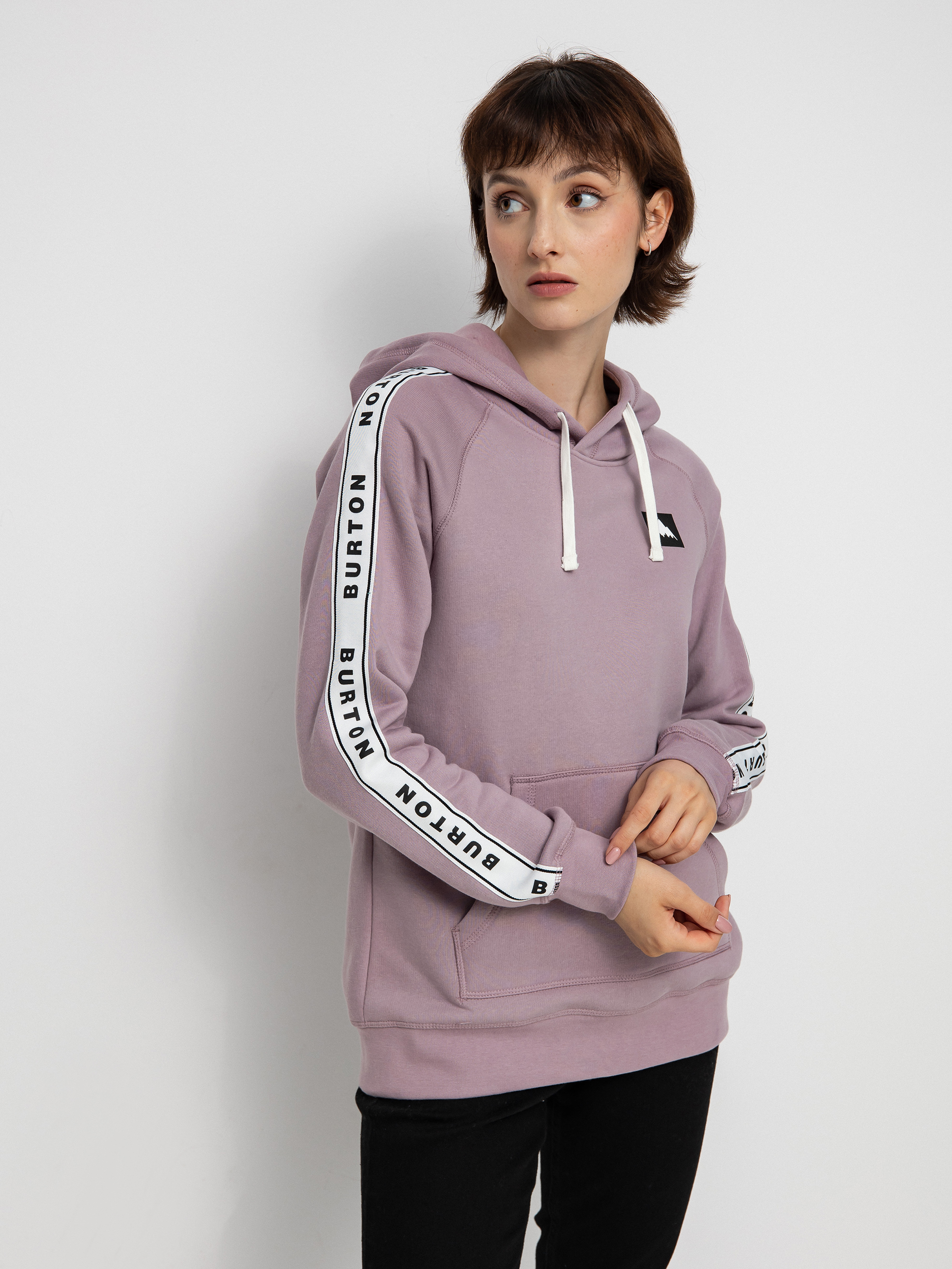 Mikina s kapucí Burton Lost Things HD Wmn (elderberry)