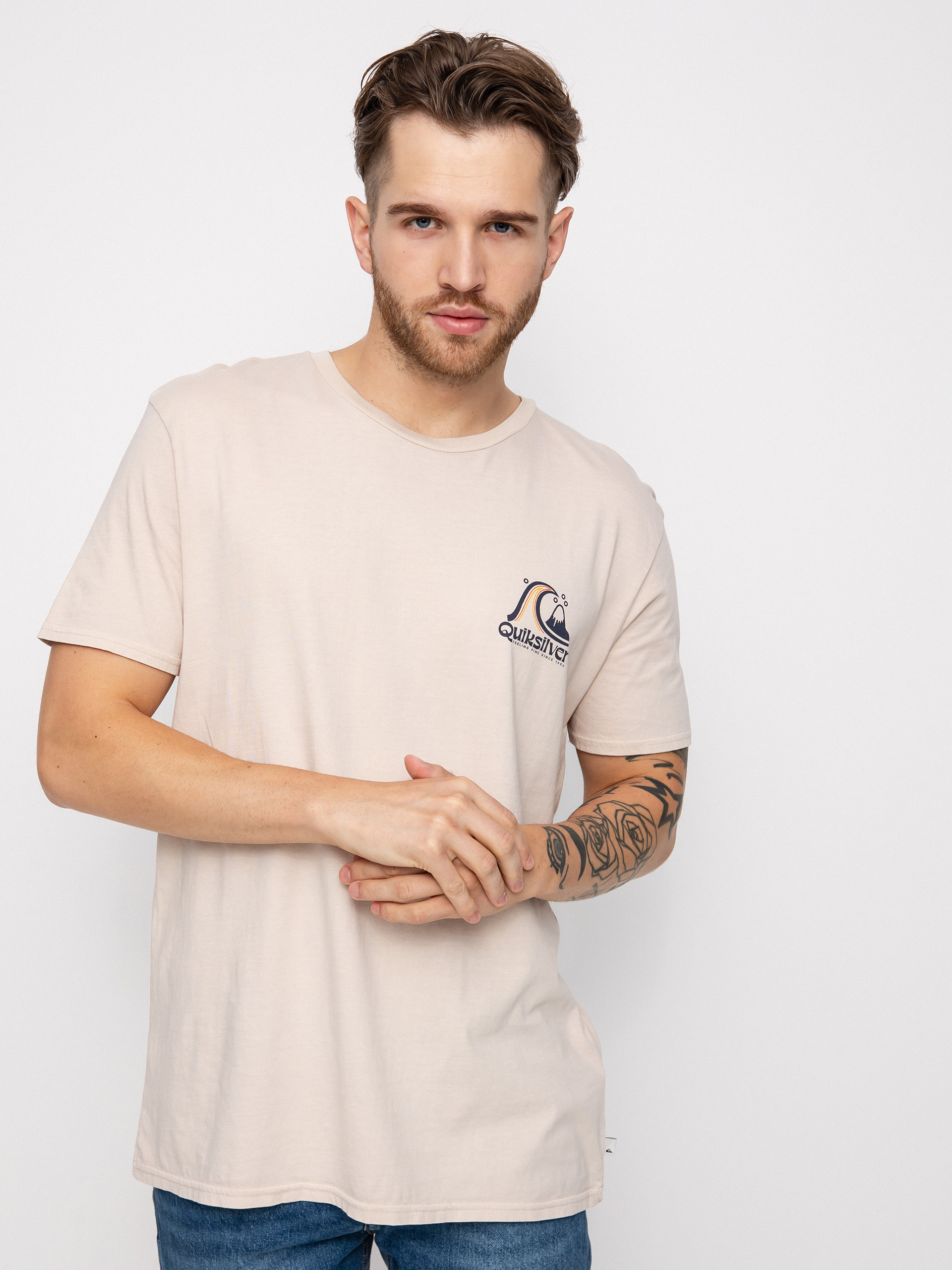 Tričko Quiksilver Rolling Circle (birch)