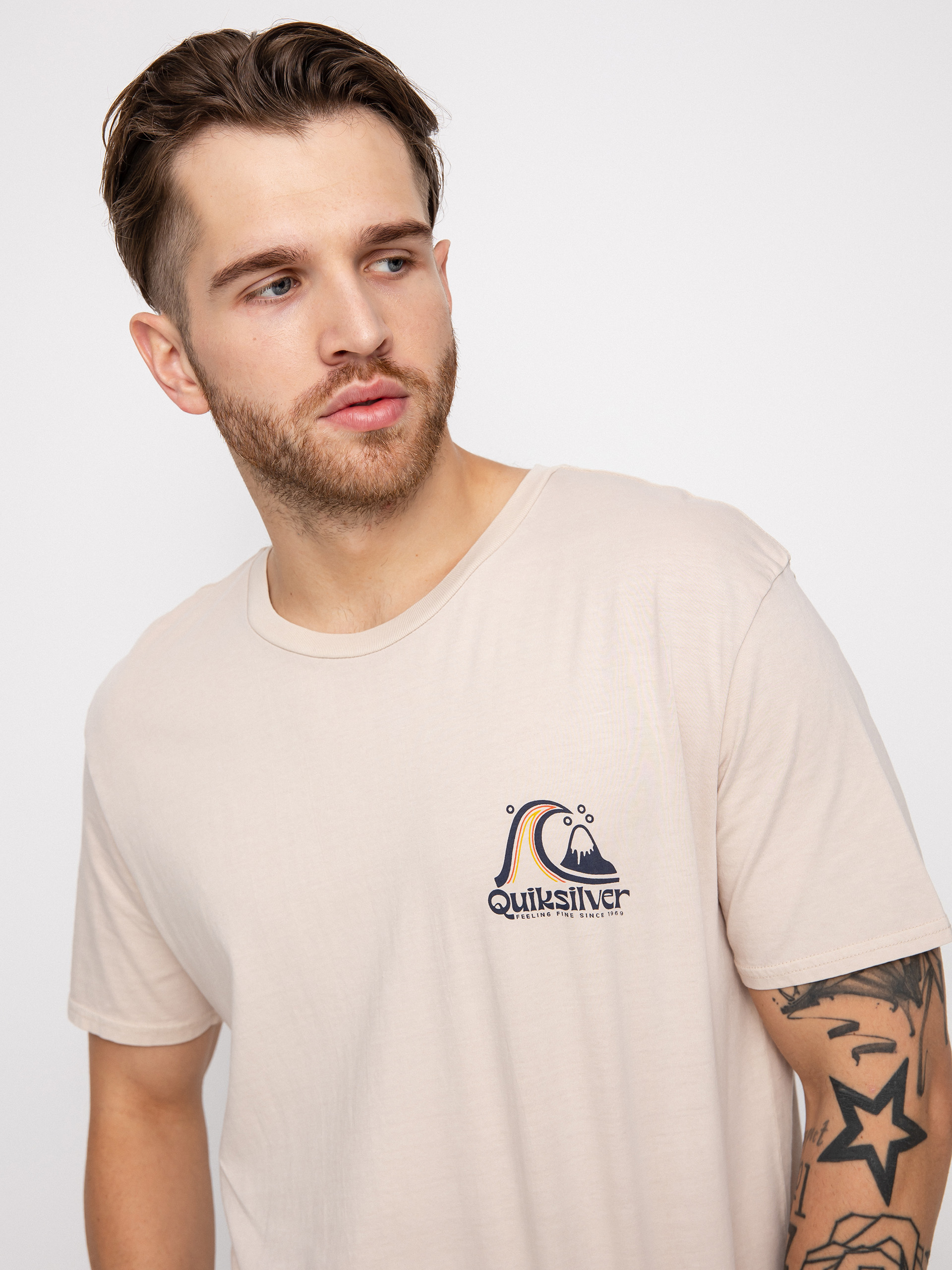 Tričko Quiksilver Rolling Circle (birch)