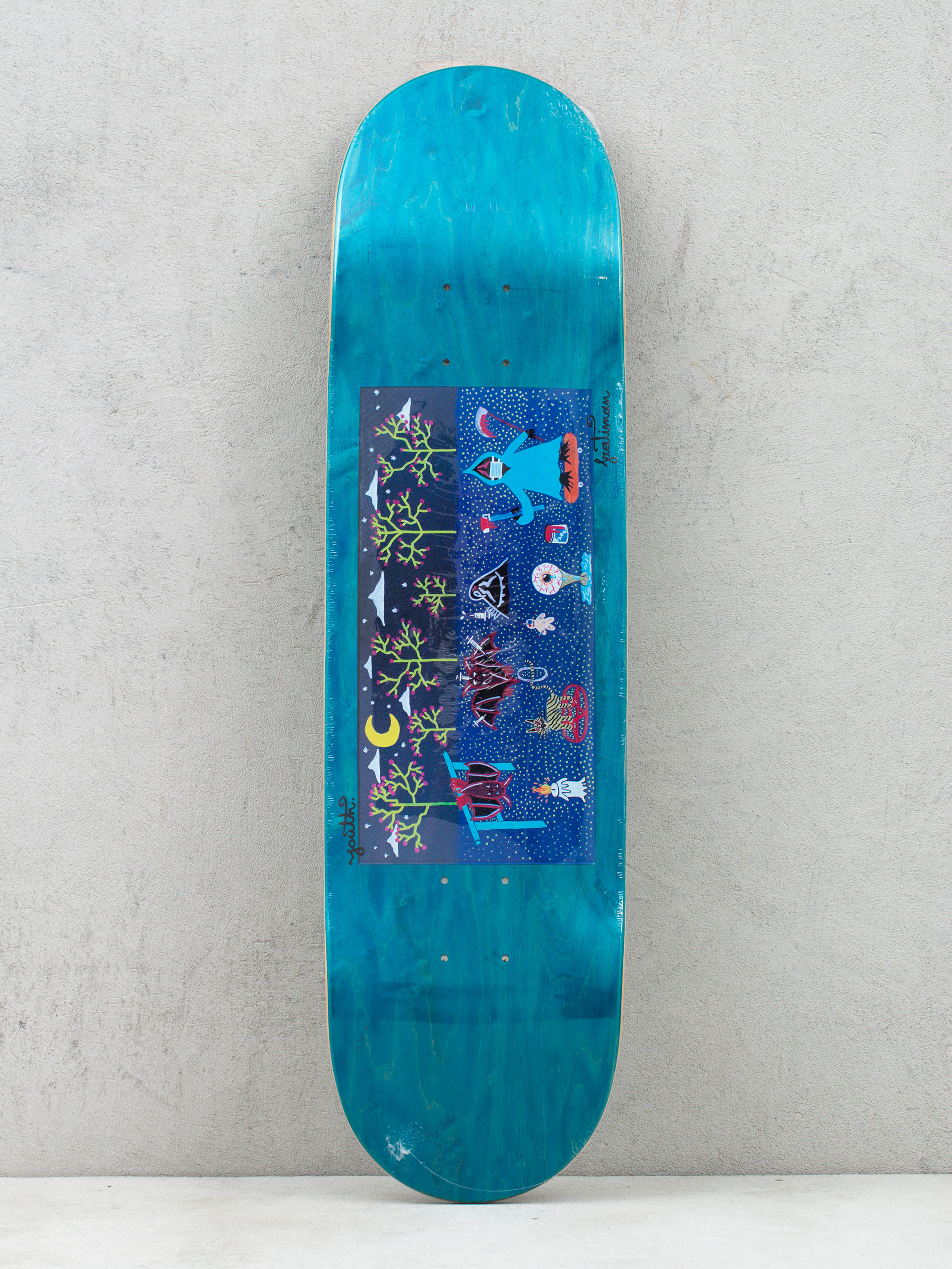 Deska Youth Skateboards X Szati Vaccine (teal)
